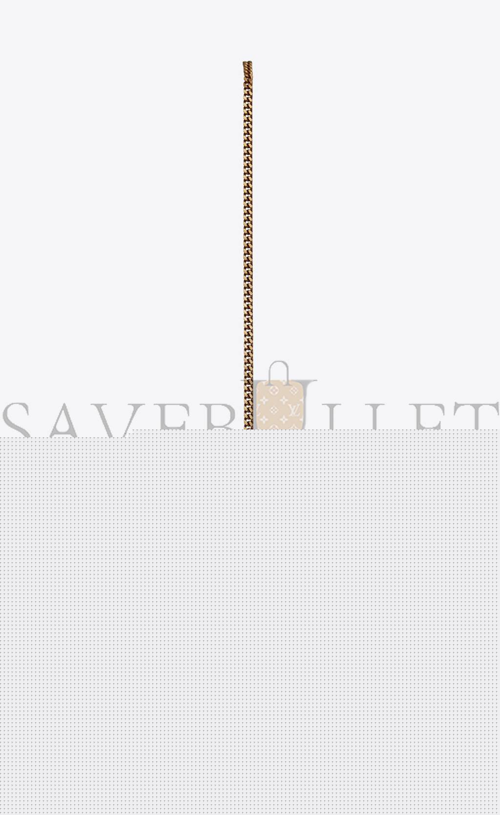 YSL KATE MEDIUM REVERSIBLE CHAIN BAG IN SUEDE AND SMOOTH LEATHER 5538040UD7W1000 (28.5*20*6cm)