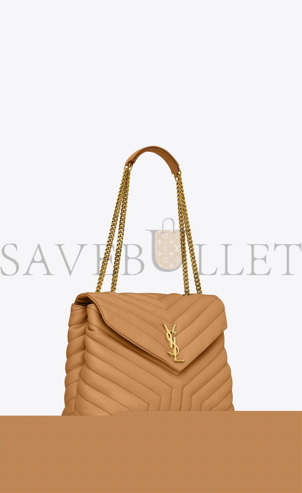 YSL LOULOU MEDIUM CHAIN BAG IN QUILTED LEATHER 574946DV7272357 (32*22*12cm)