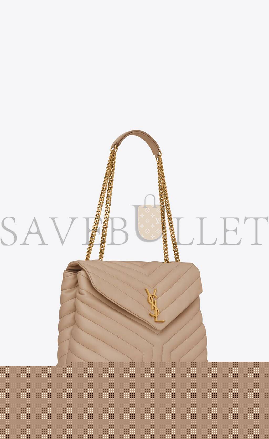 YSL LOULOU MEDIUM CHAIN BAG IN QUILTED LEATHER 574946DV7272721 (32*22*12cm)