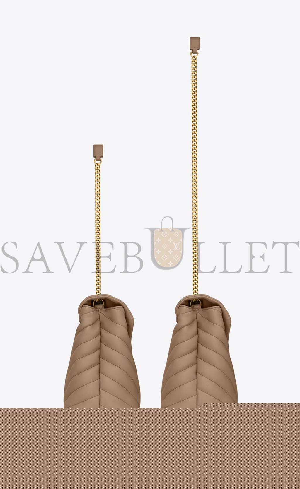 YSL LOULOU MEDIUM CHAIN BAG IN QUILTED LEATHER 574946DV7272826 (32*22*12cm)