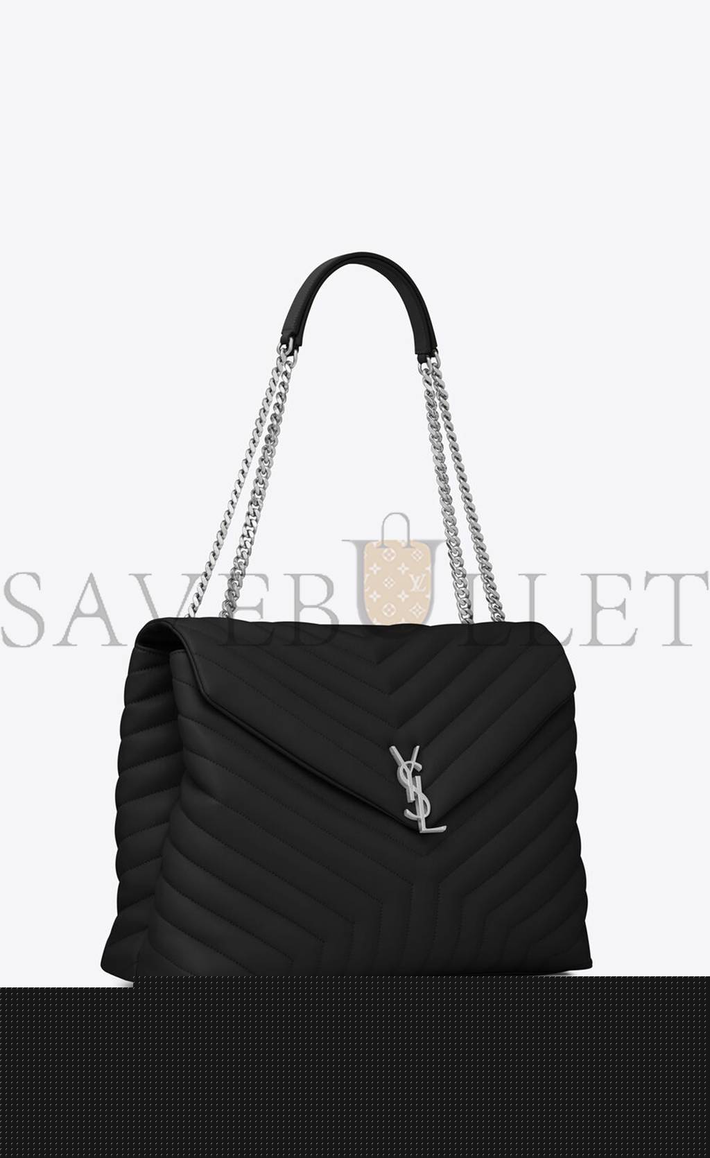 YSL LOULOU LARGE CHAIN BAG IN QUILTED LEATHER 574947DV7261000 (38*27*14cm)