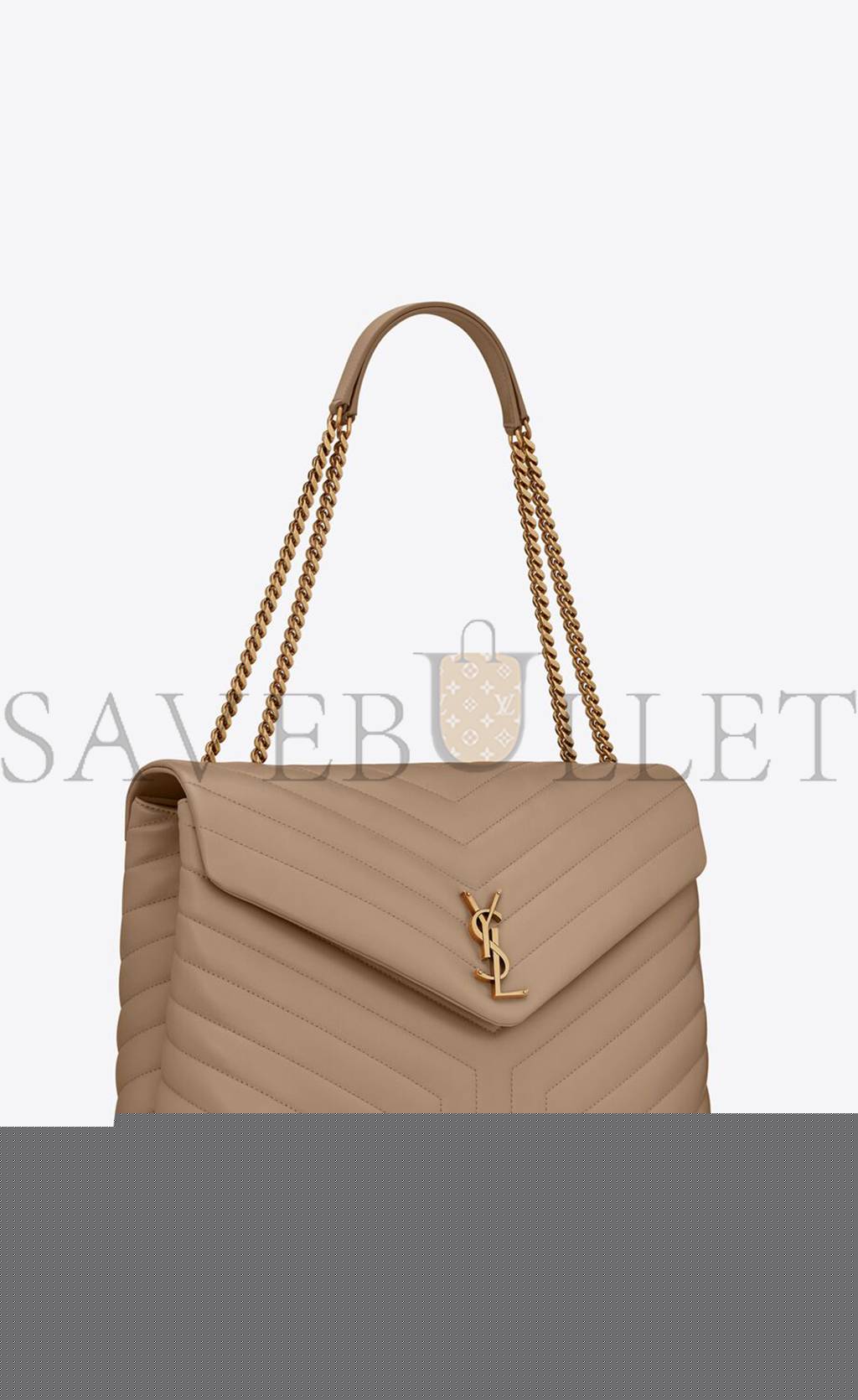 YSL LOULOU LARGE CHAIN BAG IN QUILTED LEATHER 574947DV7272826 (38*27*14cm)
