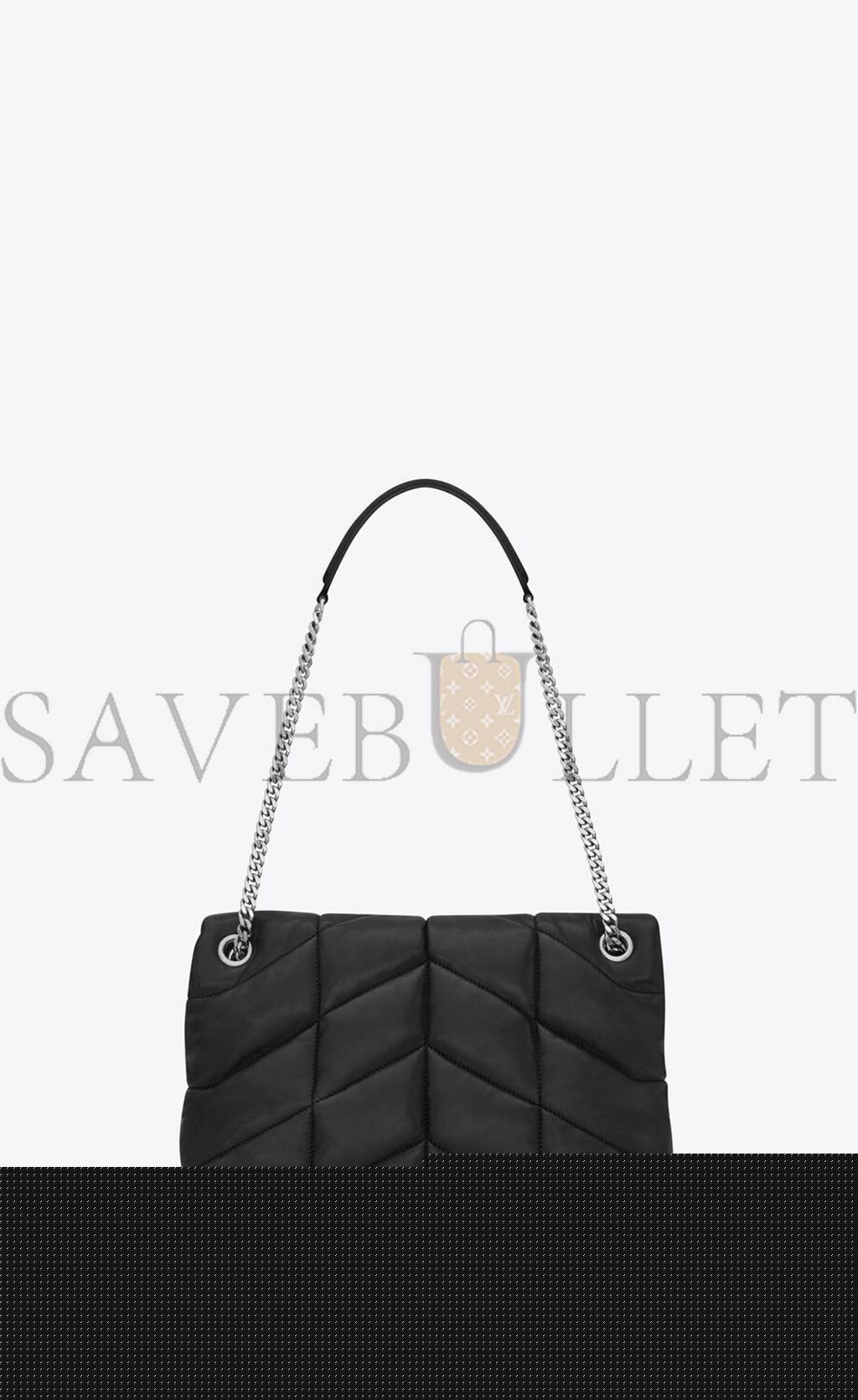 YSL PUFFER SMALL CHAIN BAG IN QUILTED LAMBSKIN 5774761EL001000 (29*17*11cm)