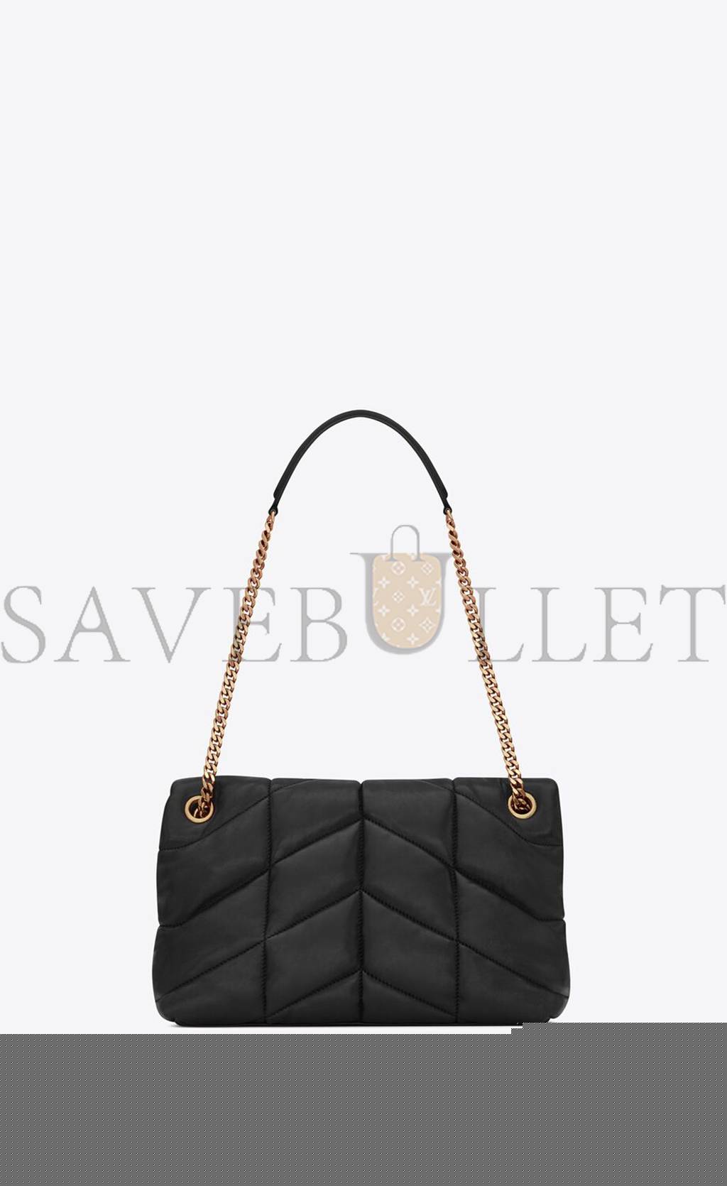 YSL PUFFER SMALL CHAIN BAG IN QUILTED LAMBSKIN 5774761EL071000 (29*17*11cm)
