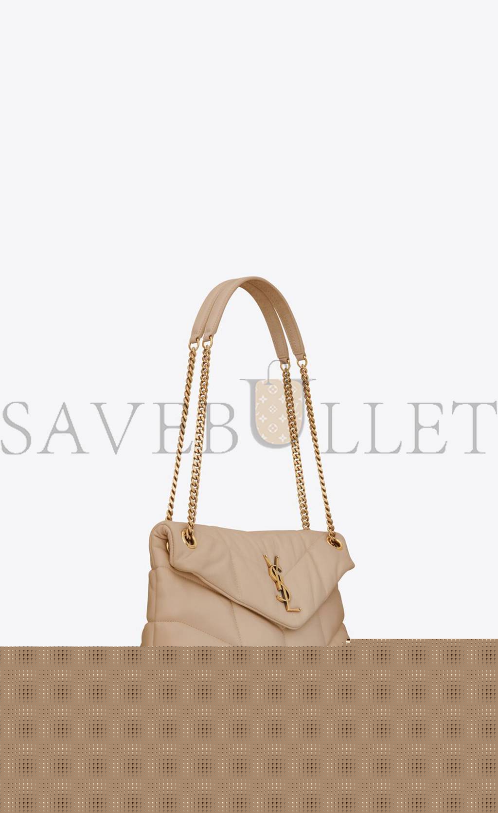 YSL PUFFER SMALL CHAIN BAG IN QUILTED LAMBSKIN 5774761EL072721 (29*17*11cm)