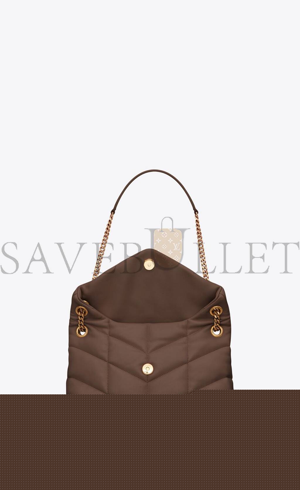 YSL PUFFER SMALL CHAIN BAG IN QUILTED LAMBSKIN 5774761EL072851 (29*17*11cm)