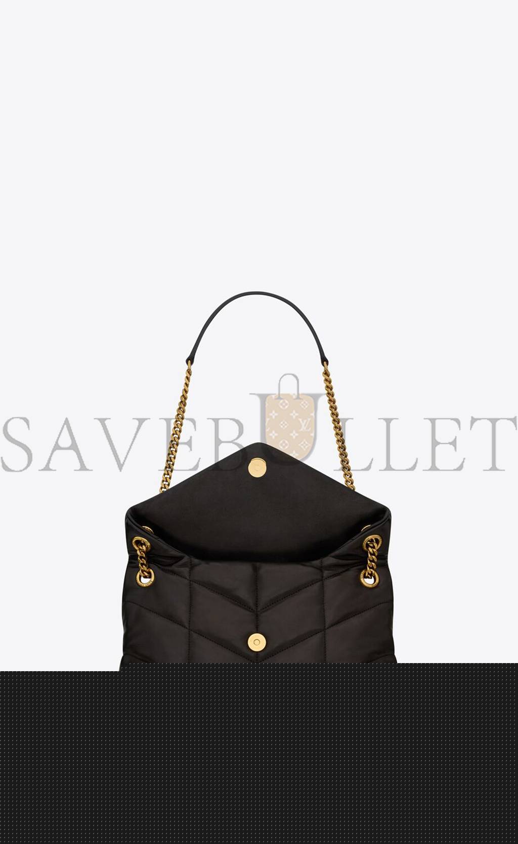 YSL PUFFER SMALL IN QUILTED LAMBSKIN 577476AABZO1025 (29*17*11cm)