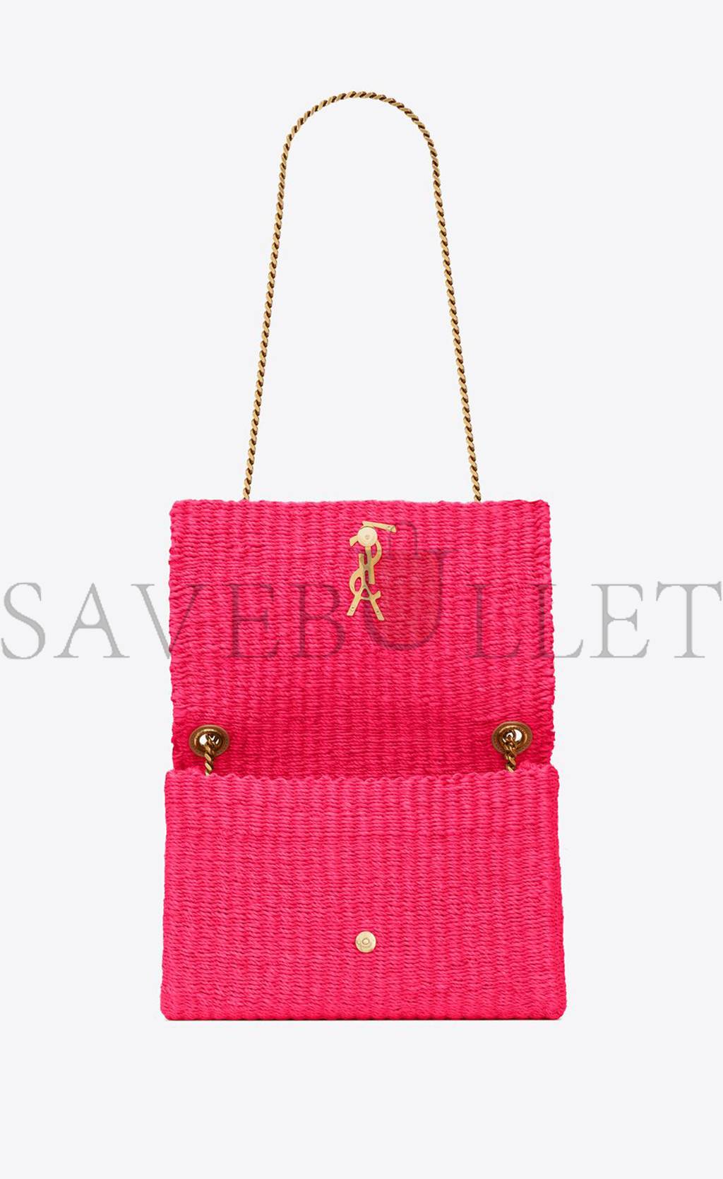 ysl kate medium S*pple chain bag in raffia 580065fabk35688 (28.5*20*6cm)