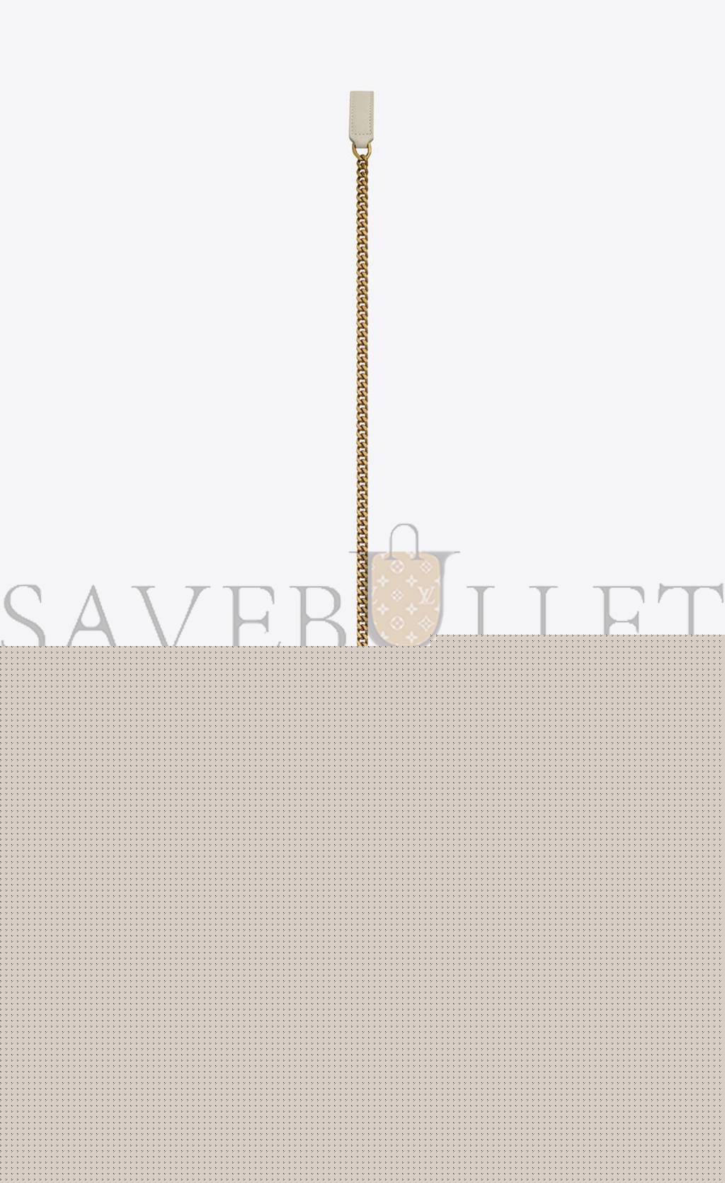 YSL SMALL ENVELOPE IN MIX MATELASS&EACUTE; LEATHER 600195AABZO9290 (21*13*6cm)