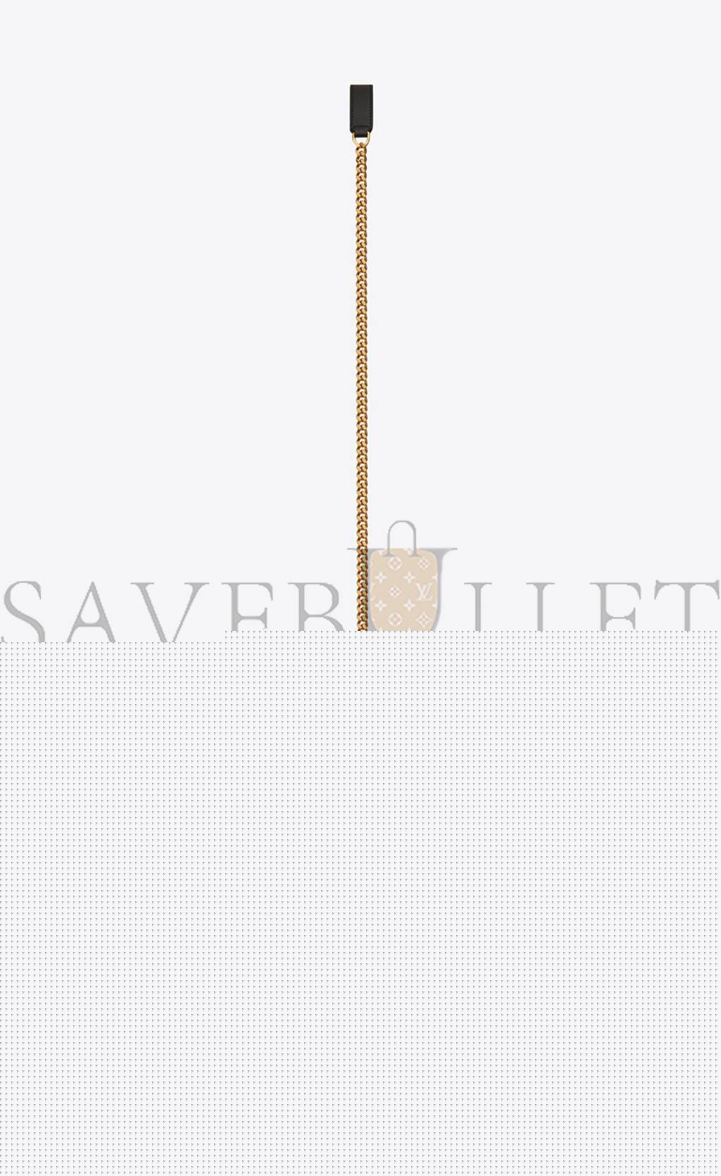 YSL ENVELOPE SMALL BAG IN MIX MATELASS&EACUTE; GRAIN DE POUDRE EMBOSSED LEAT 600195BOW911000 (21*13*6cm)