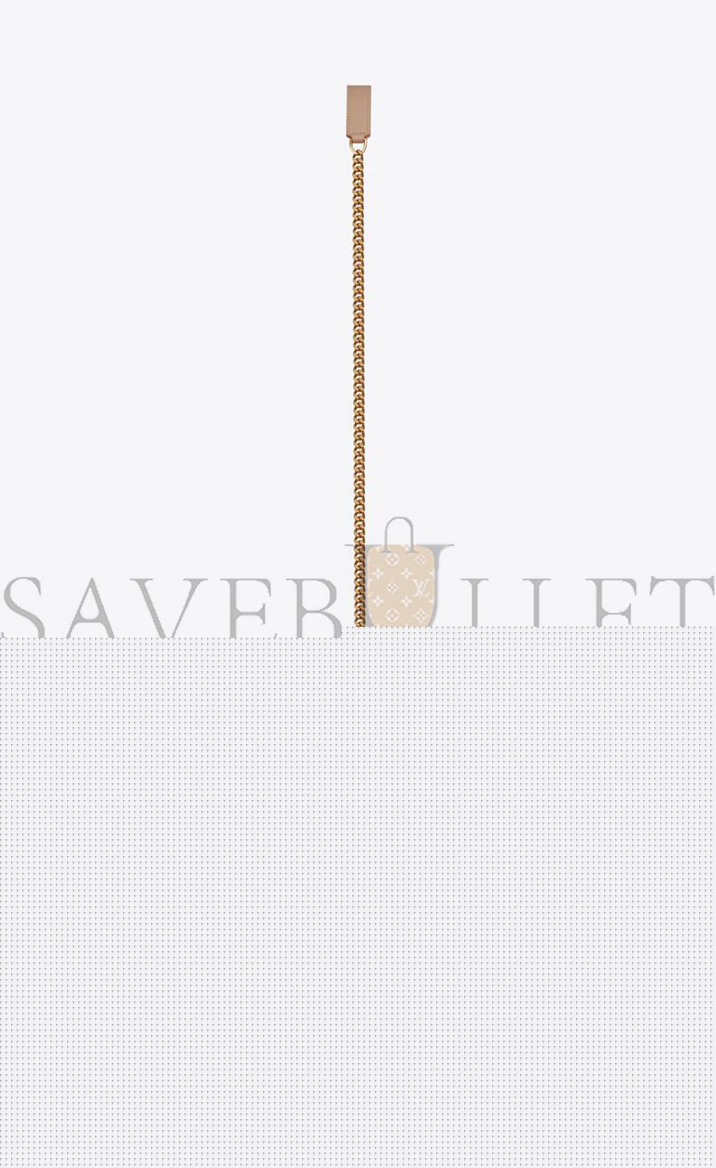YSL ENVELOPE SMALL BAG IN MIX MATELASS&EACUTE; GRAIN DE POUDRE EMBOSSED LEATHER 600195BOW912721 (21*13*6cm)