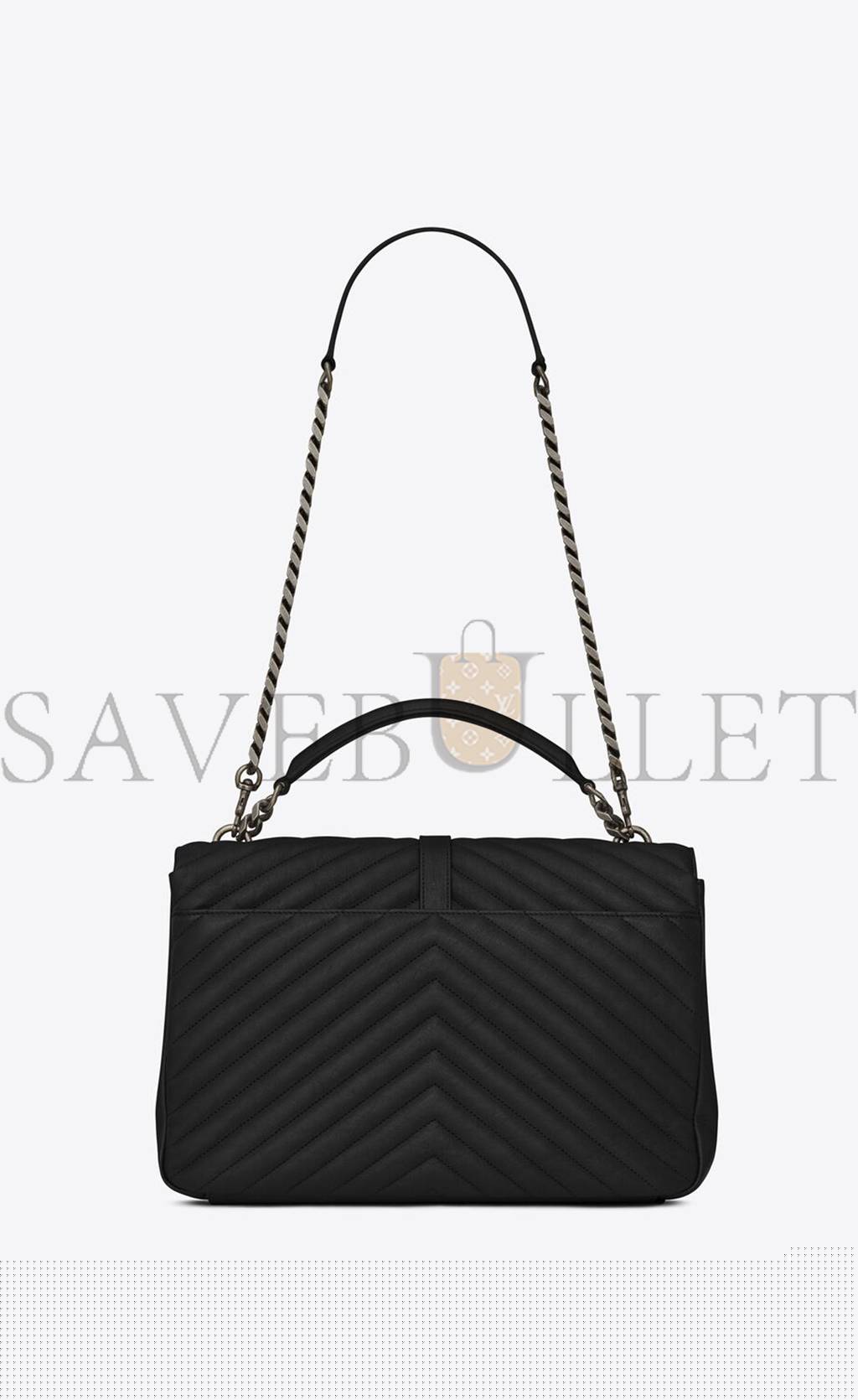 YSL COLLEGE LARGE CHAIN BAG IN QUILTED LEATHER 600278BRM041000 (32*20*8.5cm)