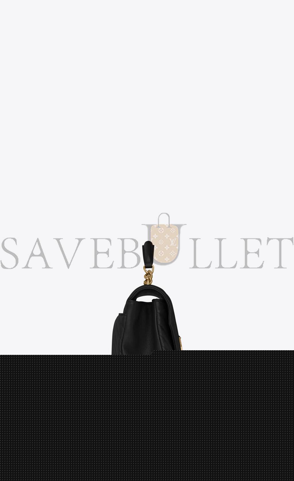 YSL COLLEGE LARGE CHAIN BAG IN QUILTED LEATHER 600278BRM071000 (32*20*8.5cm)