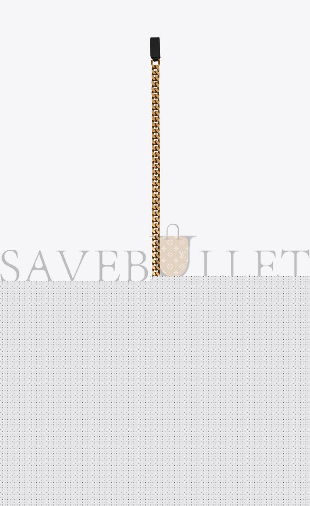 YSL COLLEGE MEDIUM CHAIN BAG IN QUILTED SUEDE 6002791U8071000 (24*17*6.5cm)