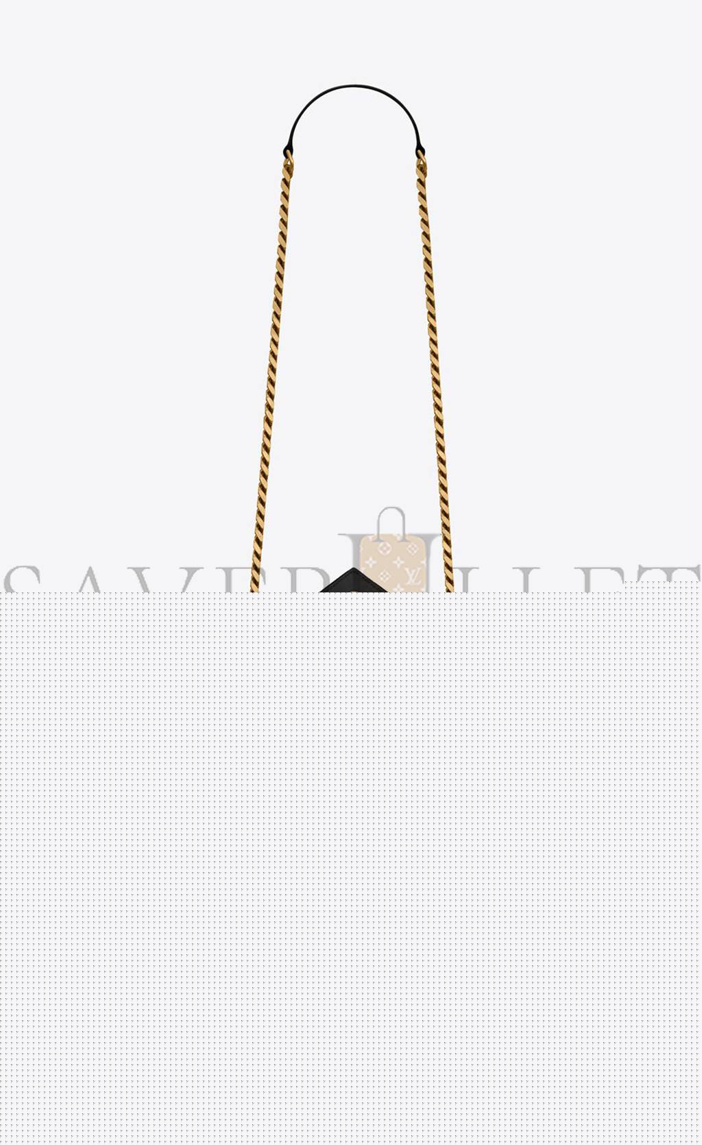 YSL COLLEGE MEDIUM CHAIN BAG IN QUILTED SUEDE 6002791U8071000 (24*17*6.5cm)