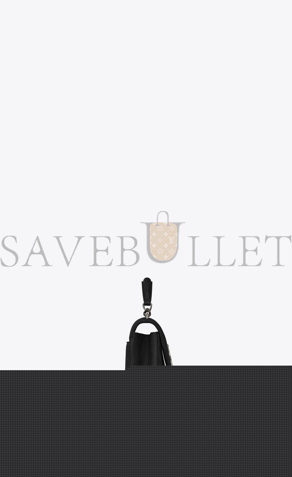 YSL COLLEGE MEDIUM CHAIN BAG IN QUILTED LEATHER 600279BRM041000 (24*17*6.5cm)