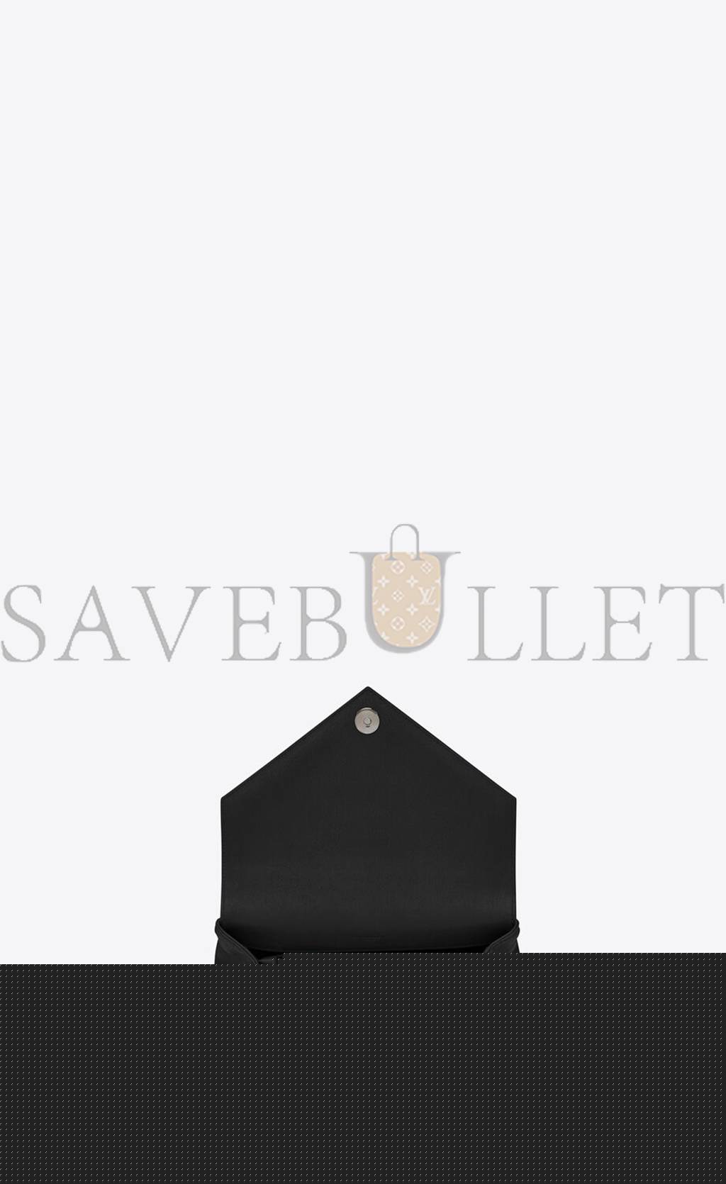 YSL COLLEGE MEDIUM CHAIN BAG IN QUILTED LEATHER 600279BRM041000 (24*17*6.5cm)