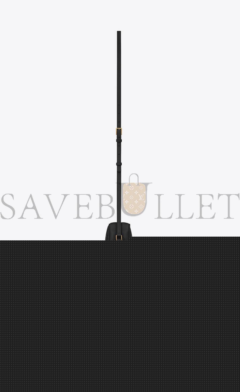 YSL LOU CAMERA BAG IN QUILTED SUEDE AND SMOOTH LEATHER 612544C4BW71000 (23*16*6cm)