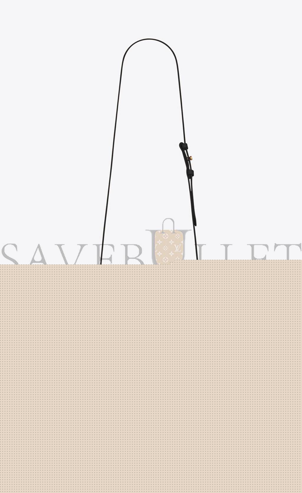 YSL KAIA SMALL SATCHEL IN SMOOTH LEATHER 619740BWR0W1000 (18.5*15.5*5.5cm)