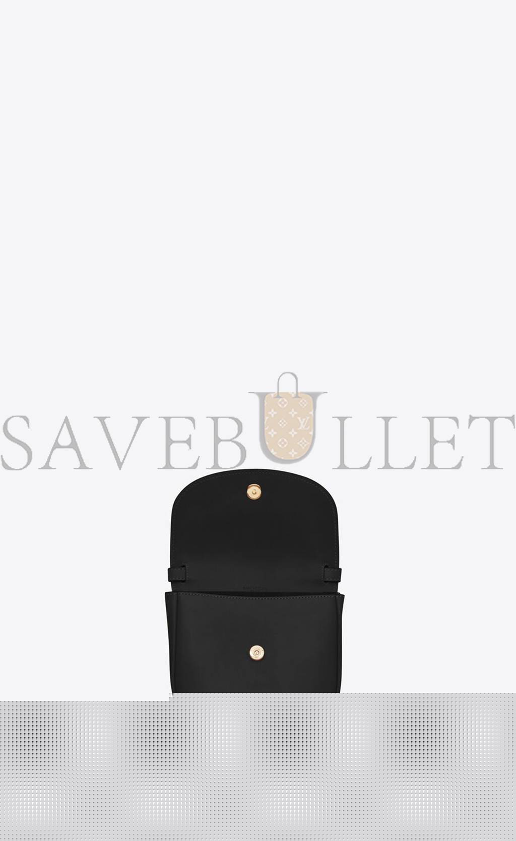 YSL KAIA SMALL SATCHEL IN SMOOTH LEATHER 619740BWR0W1000 (18.5*15.5*5.5cm)