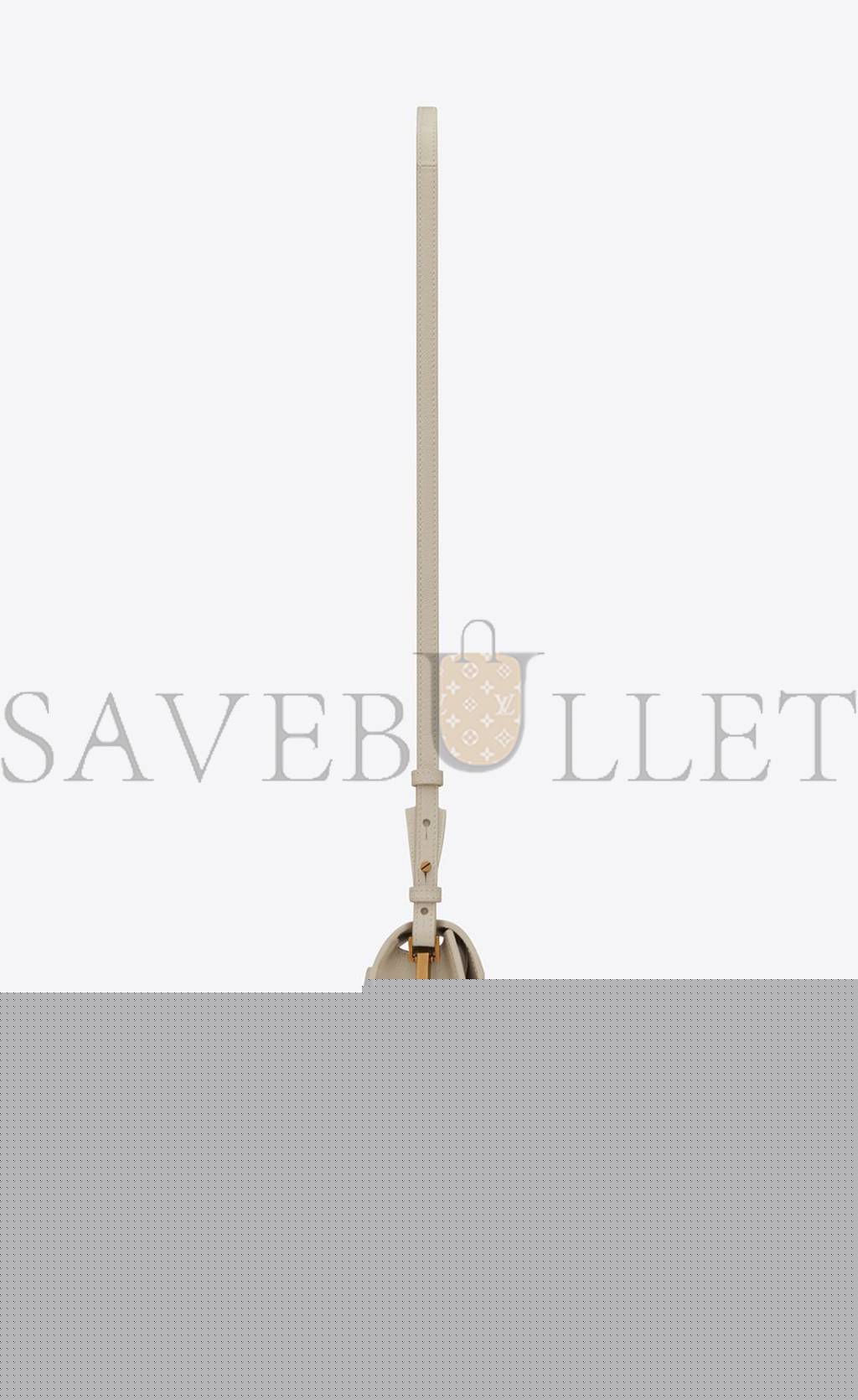 YSL CASSANDRA MINI TOP HANDLE BAG IN GRAIN DE POUDRE EMBOSSED LEATHER 623930BOW0W9207 (20*16*7.5cm)