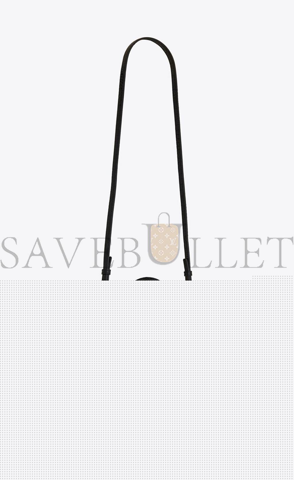 YSL CASSANDRA MINI TOP HANDLE BAG IN CROCODILE-EMBOSSED SHINY LEATHER 623930DND0J1000 (20*16*7.5cm)