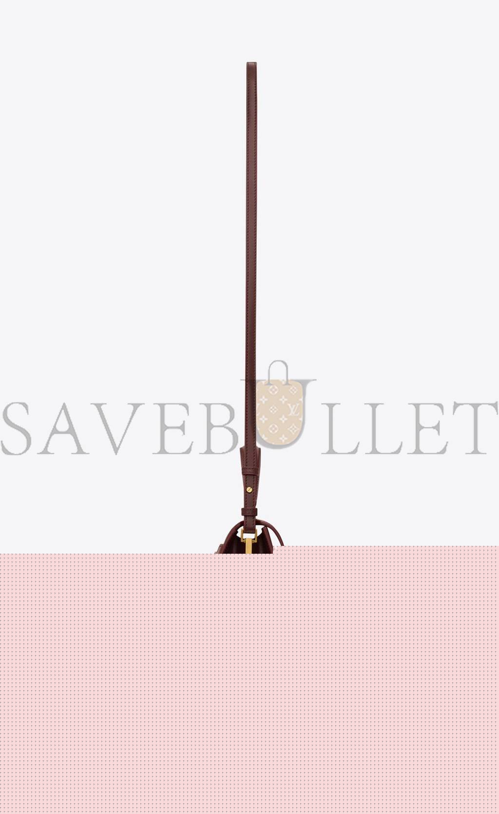 YSL CASSANDRA MEDIUM TOP HANDLE BAG IN BOX SAINT LAURENT LEATHER 6239310SX0W2045 (24.5*20*11.5cm)