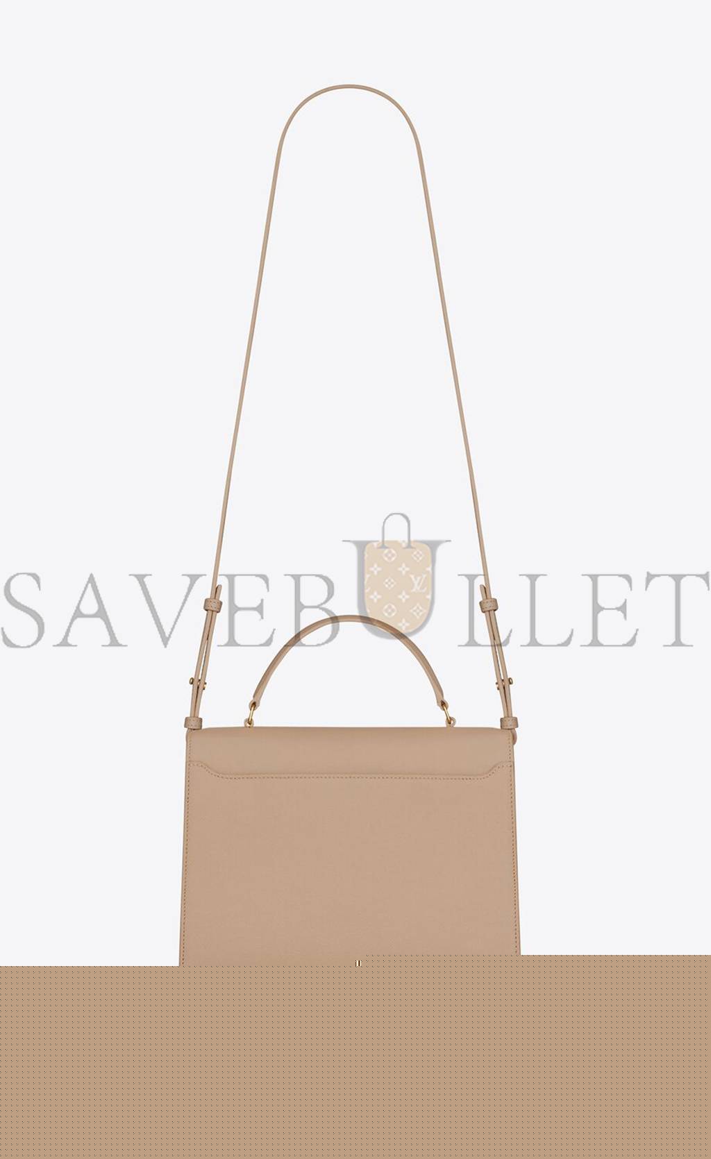YSL CASSANDRA MEDIUM TOP HANDLE BAG IN GRAIN DE POUDRE EMBOSSED LEATHER 623931BOW0W2721 (24.5*20*11.5cm)