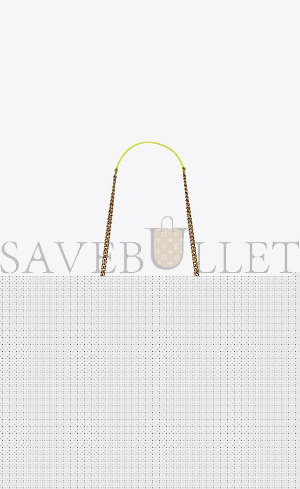 YSL NIKI BABY CHAIN BAG IN CRINKLED LAMBSKIN 633160AAA6N7109 (21*16*7.5cm)