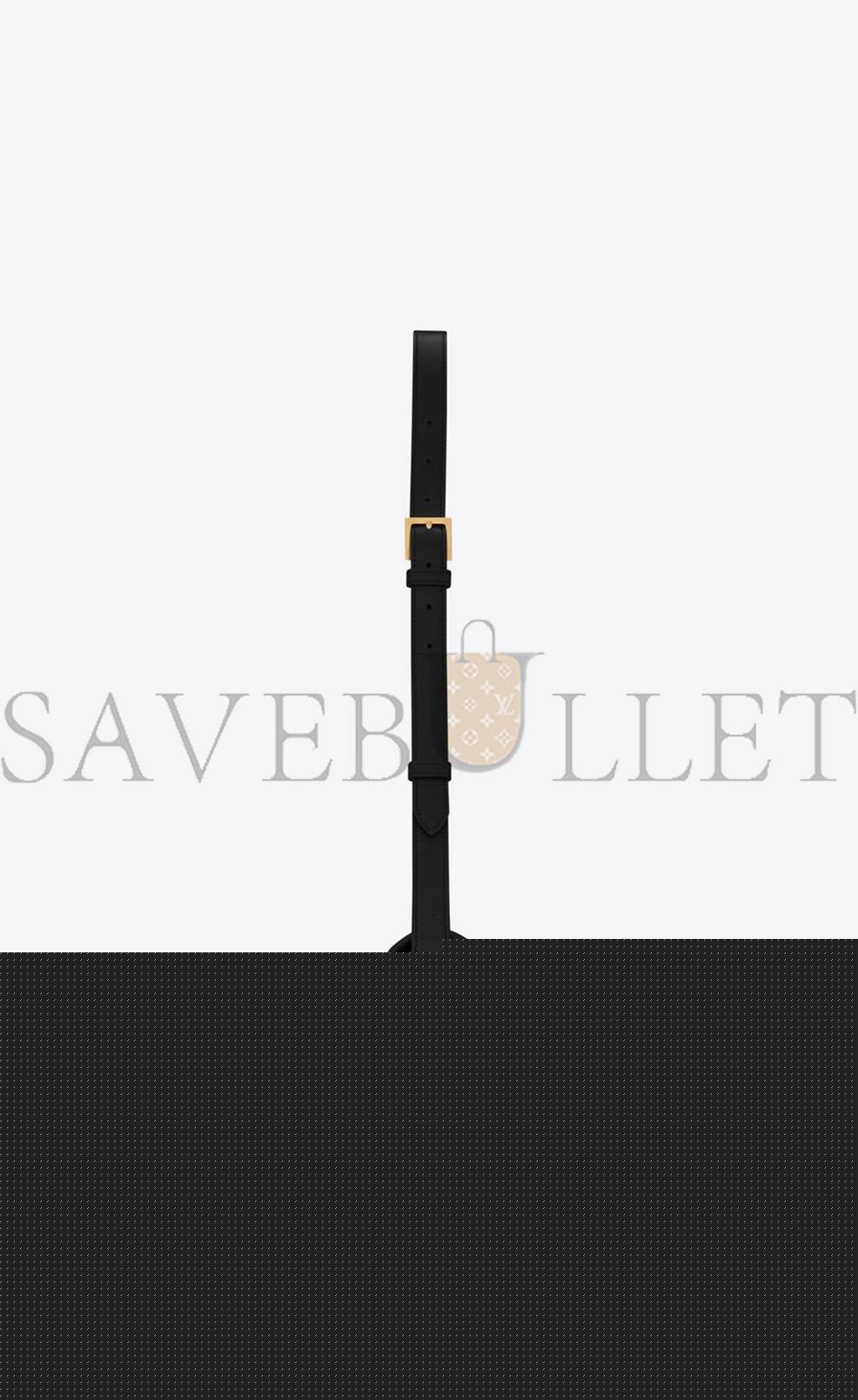 YSL SOLFERINO MEDIUM SATCHEL IN BOX SAINT LAURENT LEATHER 6343050SX0W1000 (23*16*6cm)