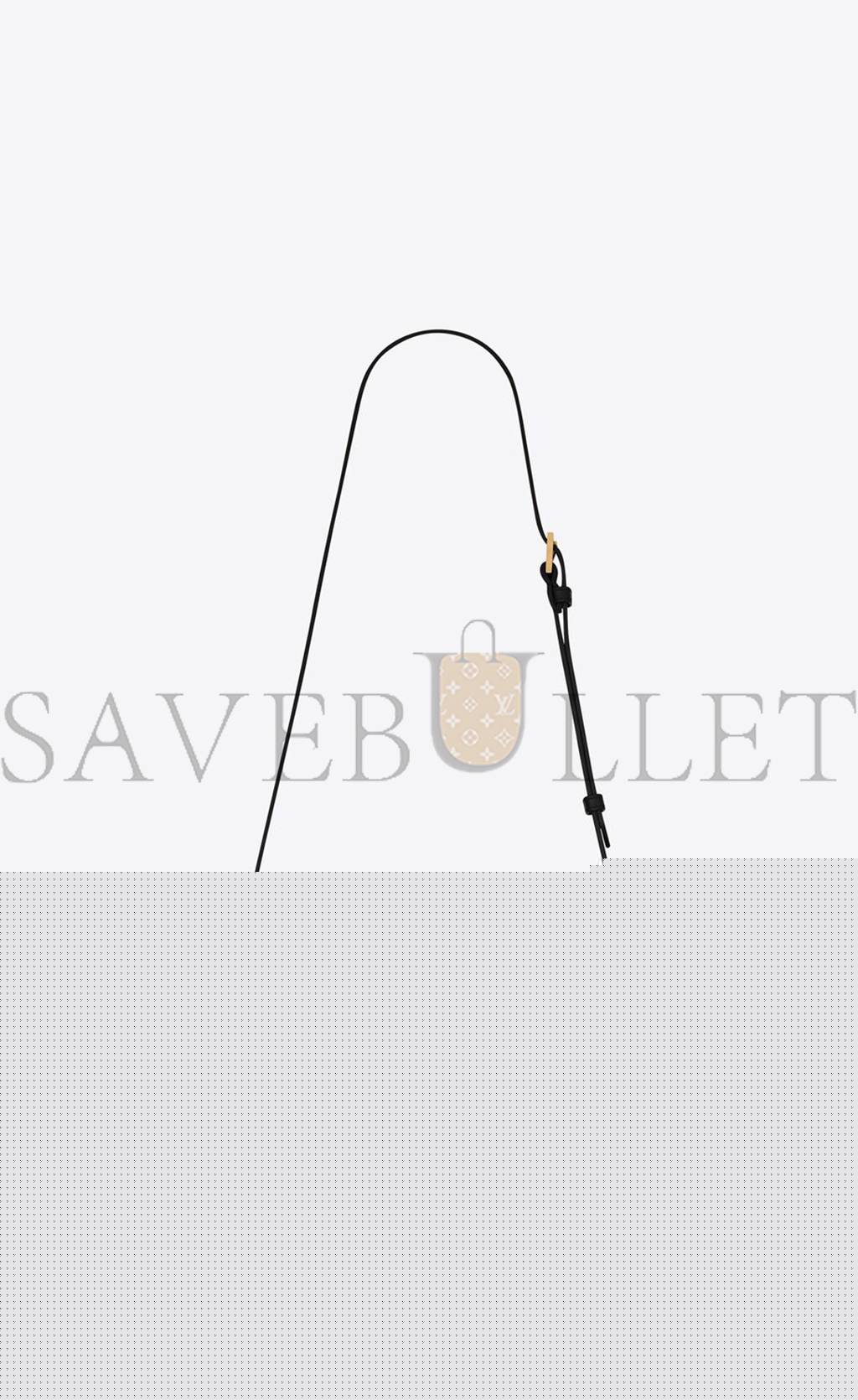 YSL SOLFERINO MEDIUM SATCHEL IN BOX SAINT LAURENT LEATHER 6343050SX0W1000 (23*16*6cm)