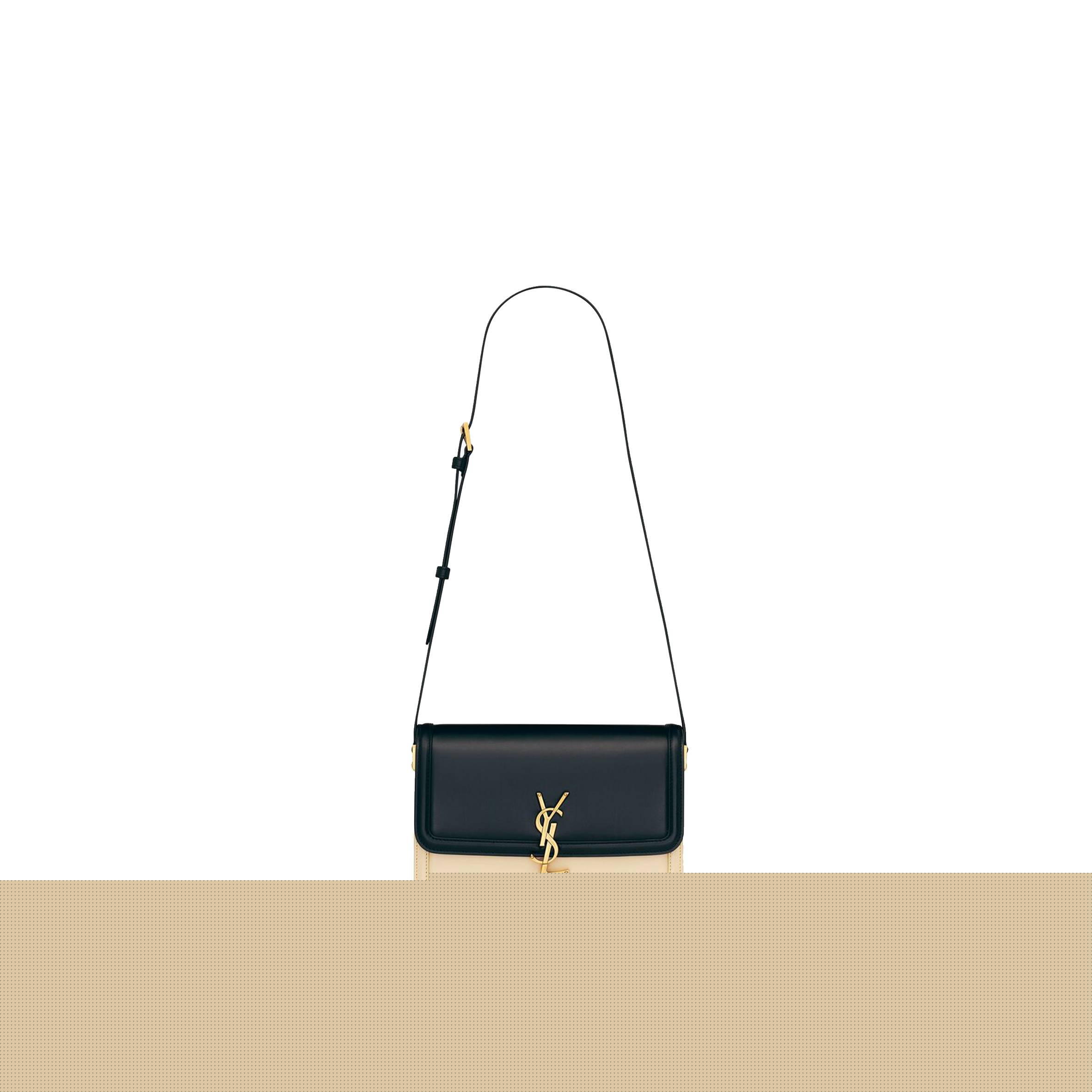 YSL SOLFERINO MEDIUM SATCHEL IN BOX SAINT LAURENT LEATHER 63430516C7W1089 (23*16*6cm)