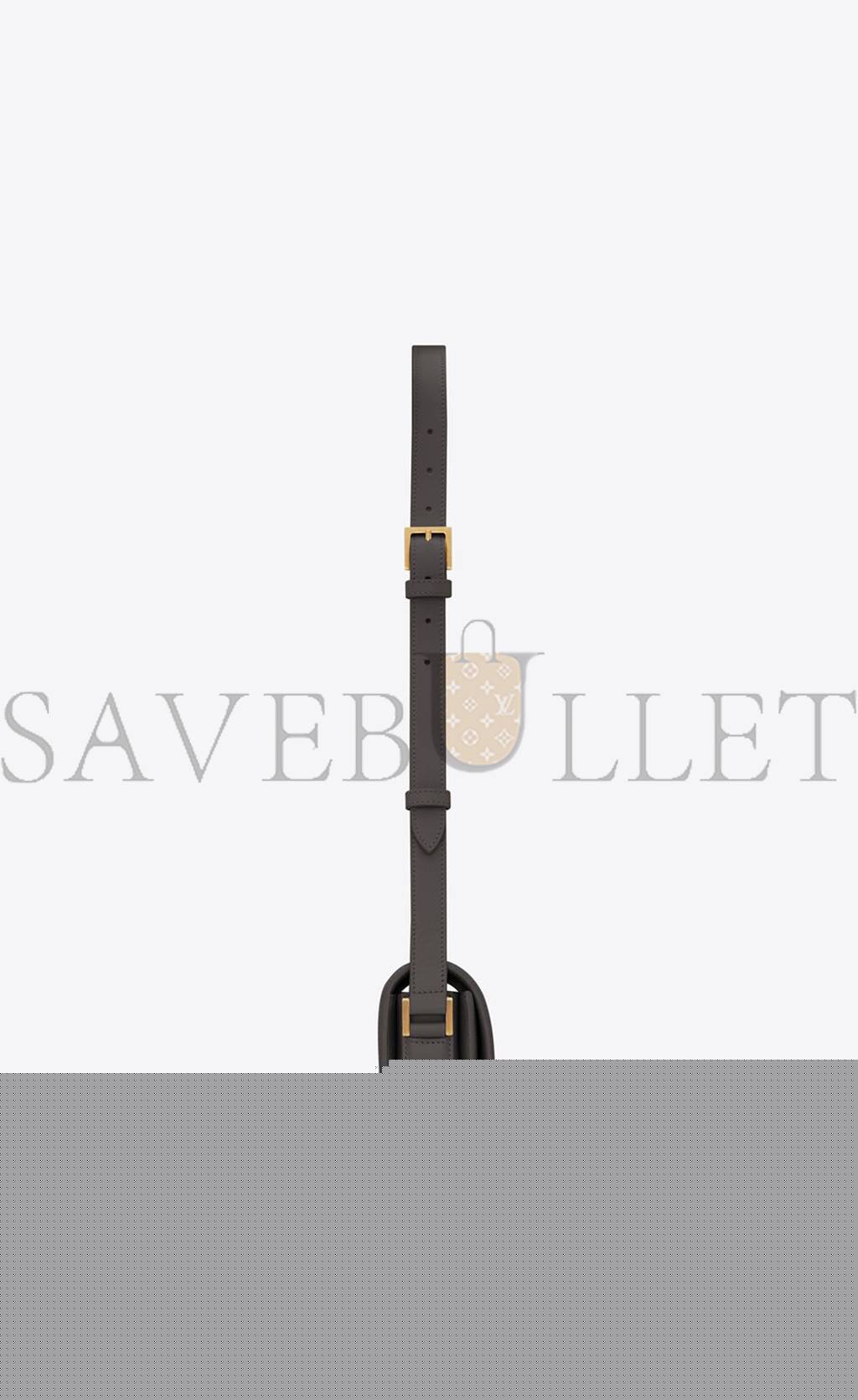 YSL SOLFERINO SMALL SATCHEL IN BOX SAINT LAURENT LEATHER 6343060SX0W1112 (19*13*5cm)