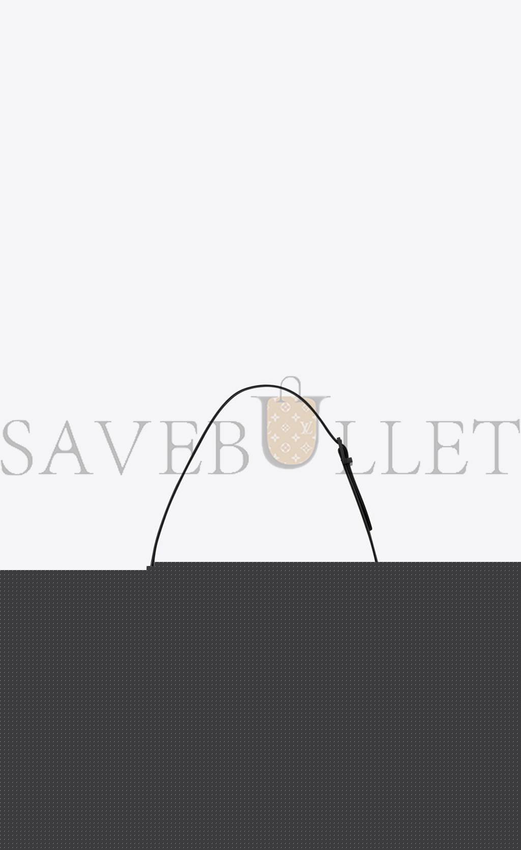 YSL LE 5 A 7 IN SHINY LEATHER 657228AAB9G1000 (23*16*6.5cm)