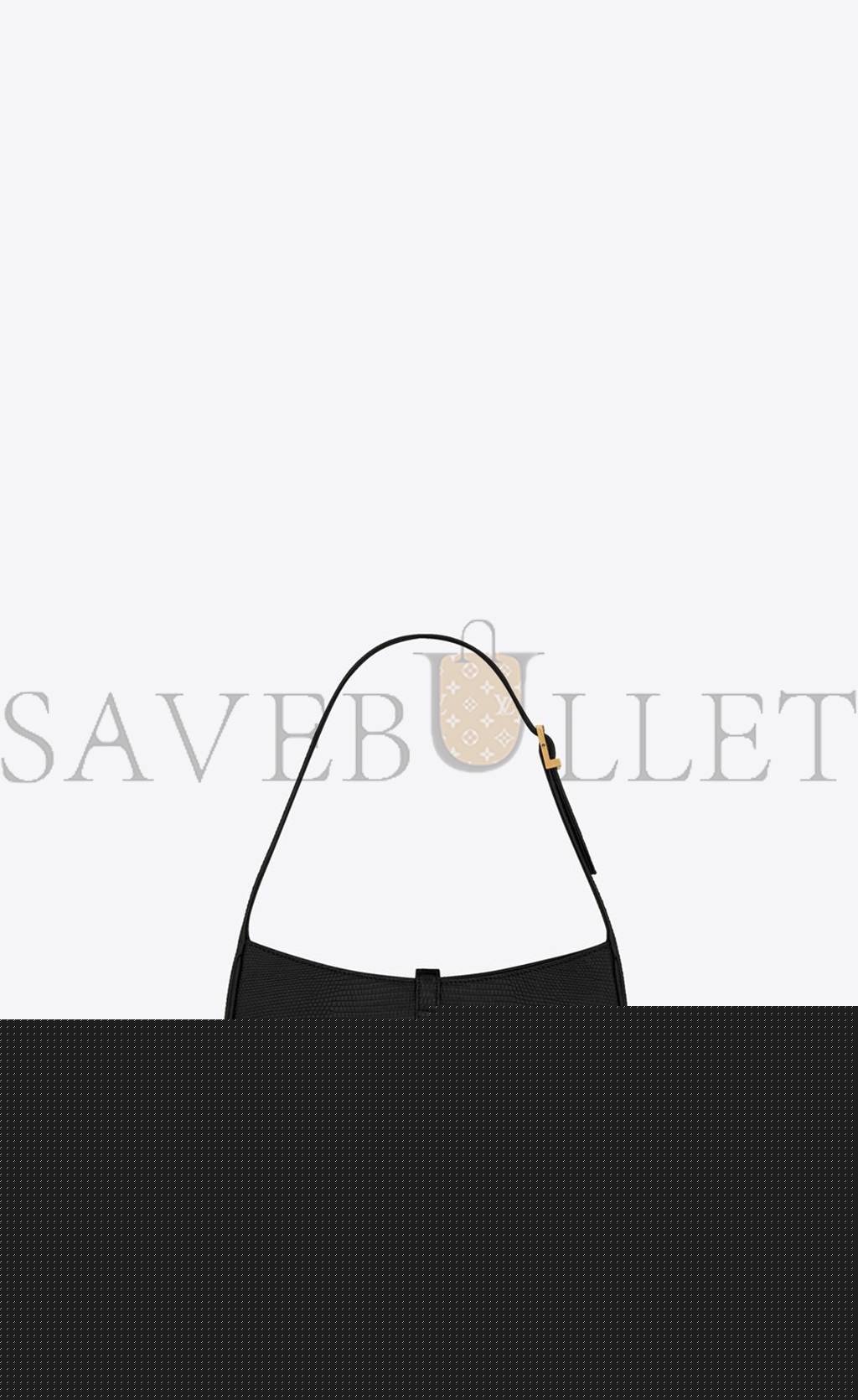 YSL LE 5 A 7 IN LIZARD SHINY LEATHER 657228EAAAU1000 (23*16*6.5cm)