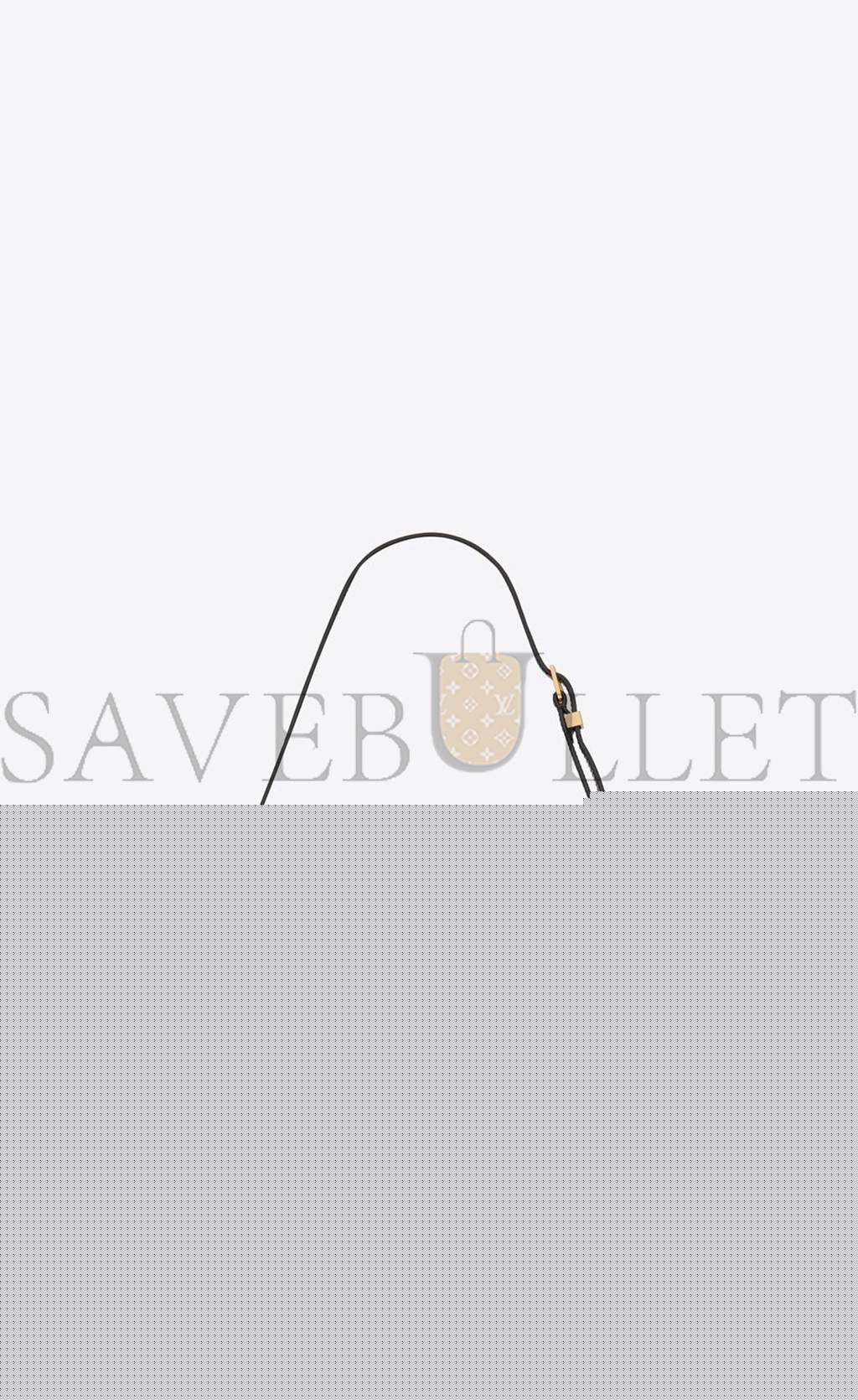 YSL MANHATTAN SMALL SHOULDER BAG IN PATENT LEATHER 675626B870J1000 (24*17.5*6cm)