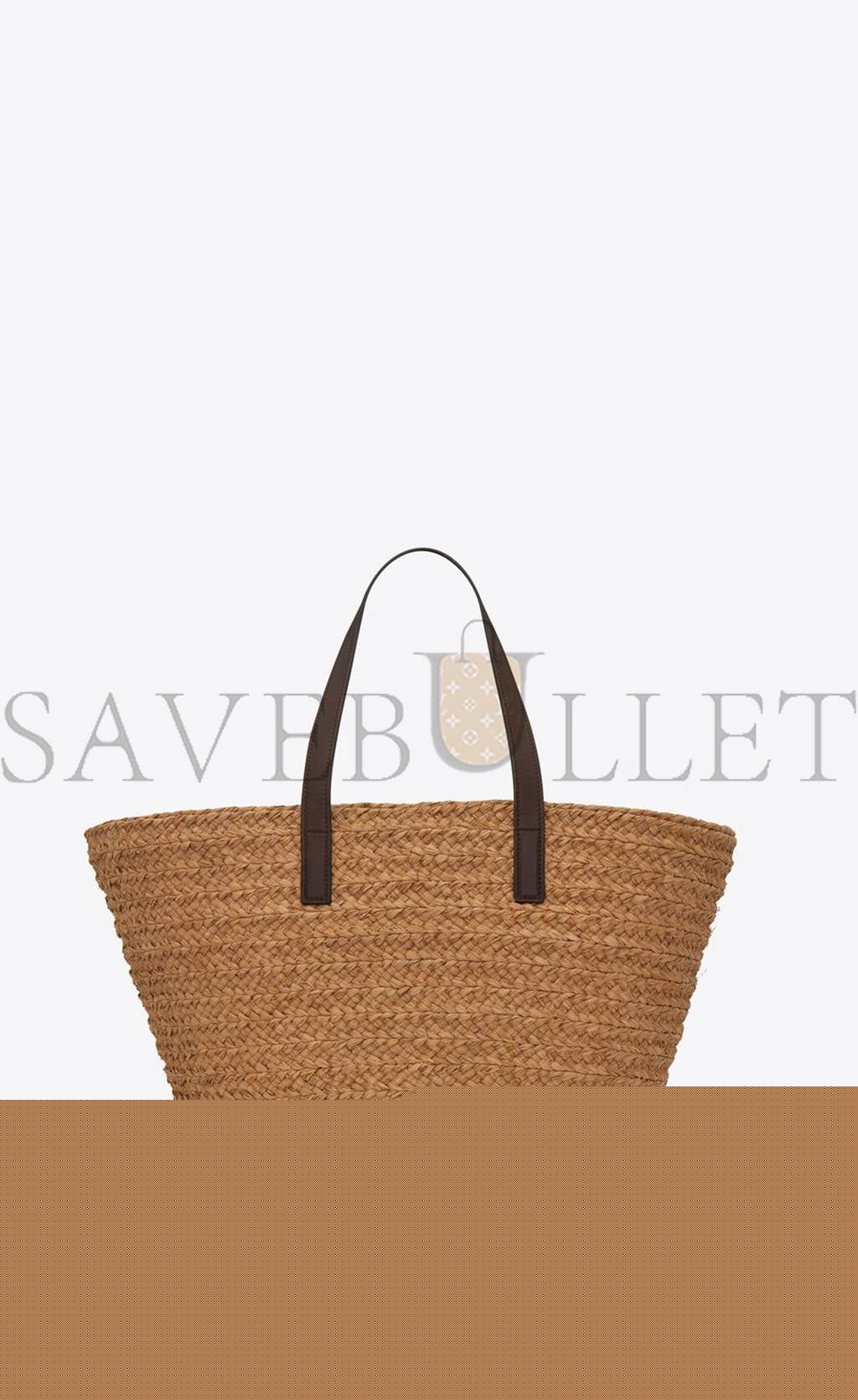 YSL PANIER MEDIUM BAG IN RAFFIA 693242GQTHJ7062 (30*27*20cm)