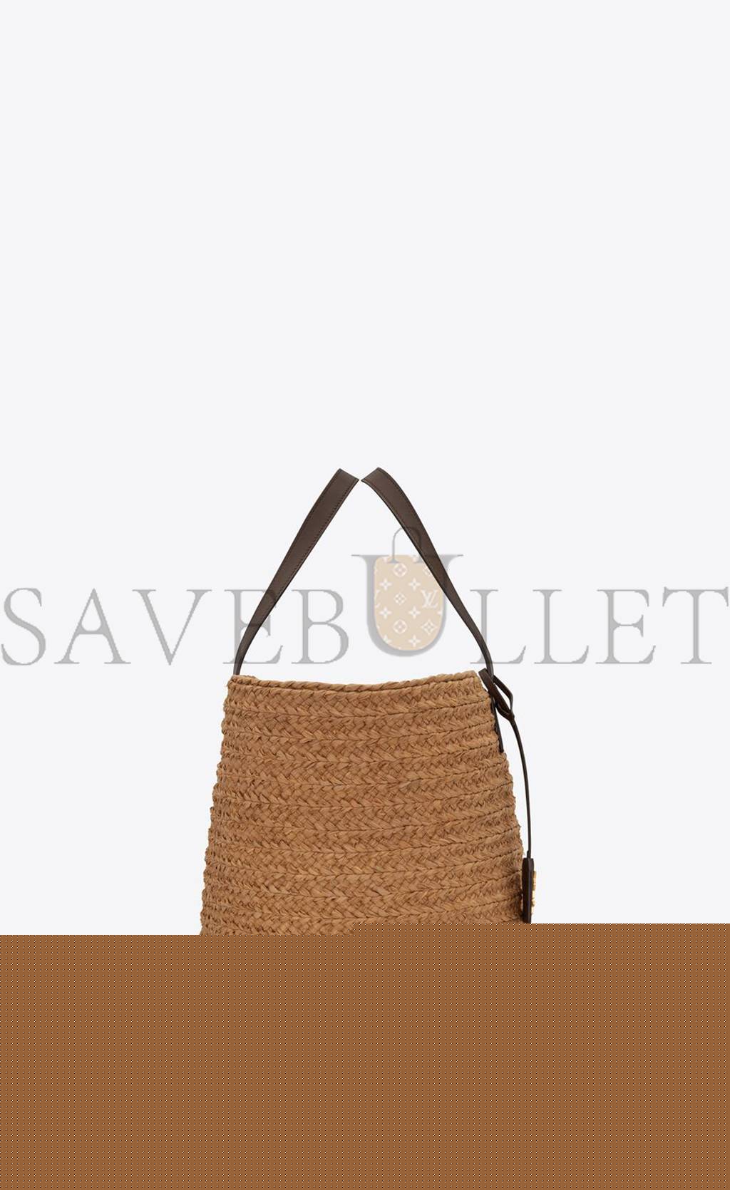 YSL PANIER MEDIUM BAG IN RAFFIA 693242GQTHJ7062 (30*27*20cm)
