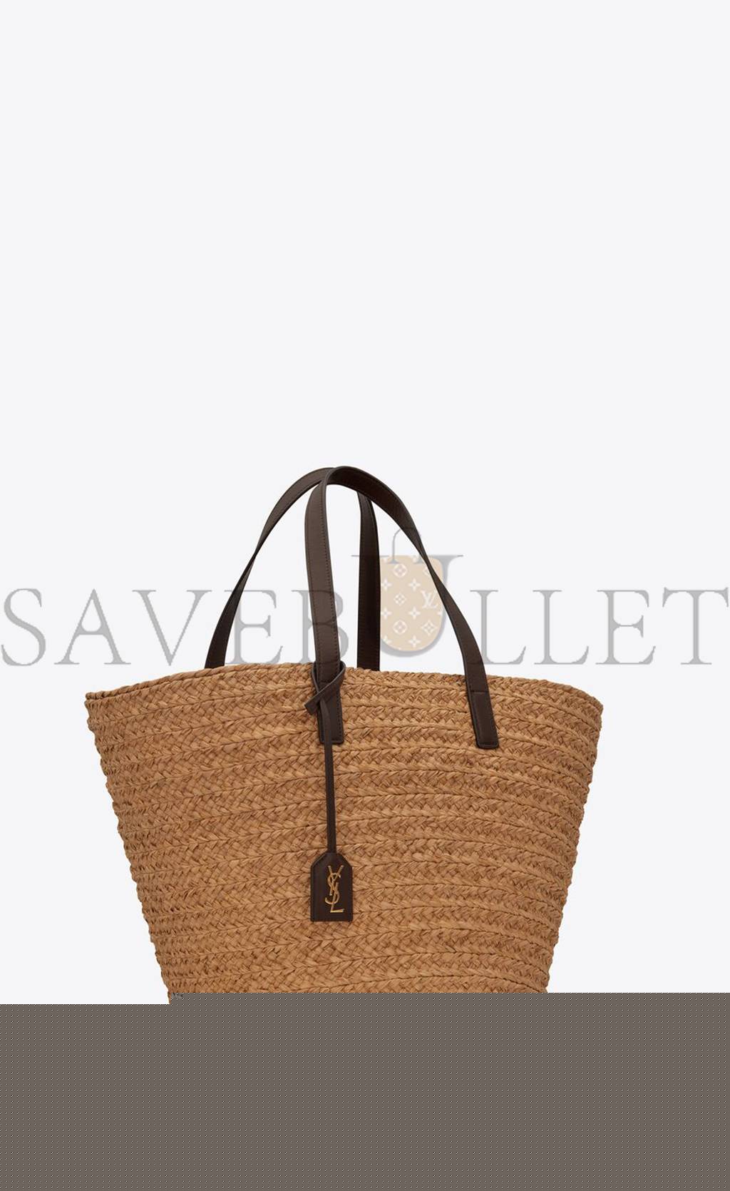 YSL PANIER MEDIUM BAG IN RAFFIA 693242GQTHJ7062 (30*27*20cm)