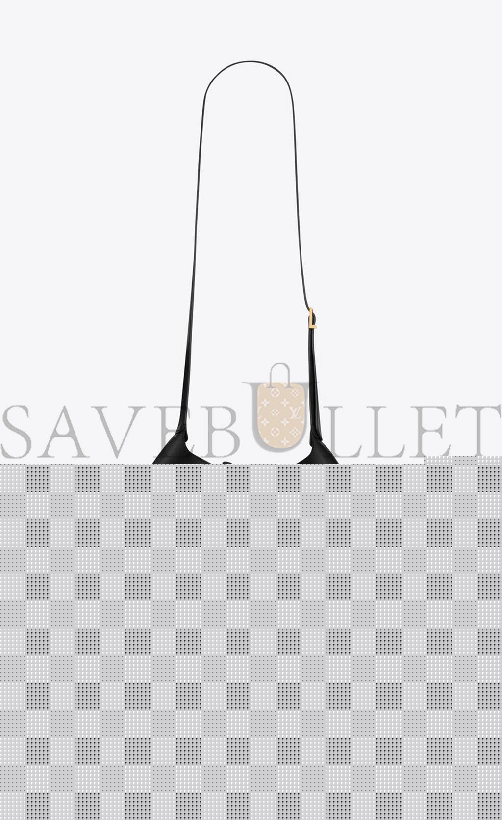 YSL PARIS VII LARGE FLAT HOBO BAG IN SMOOTH LEATHER 697941AAAMD1000 (44*33*2cm)