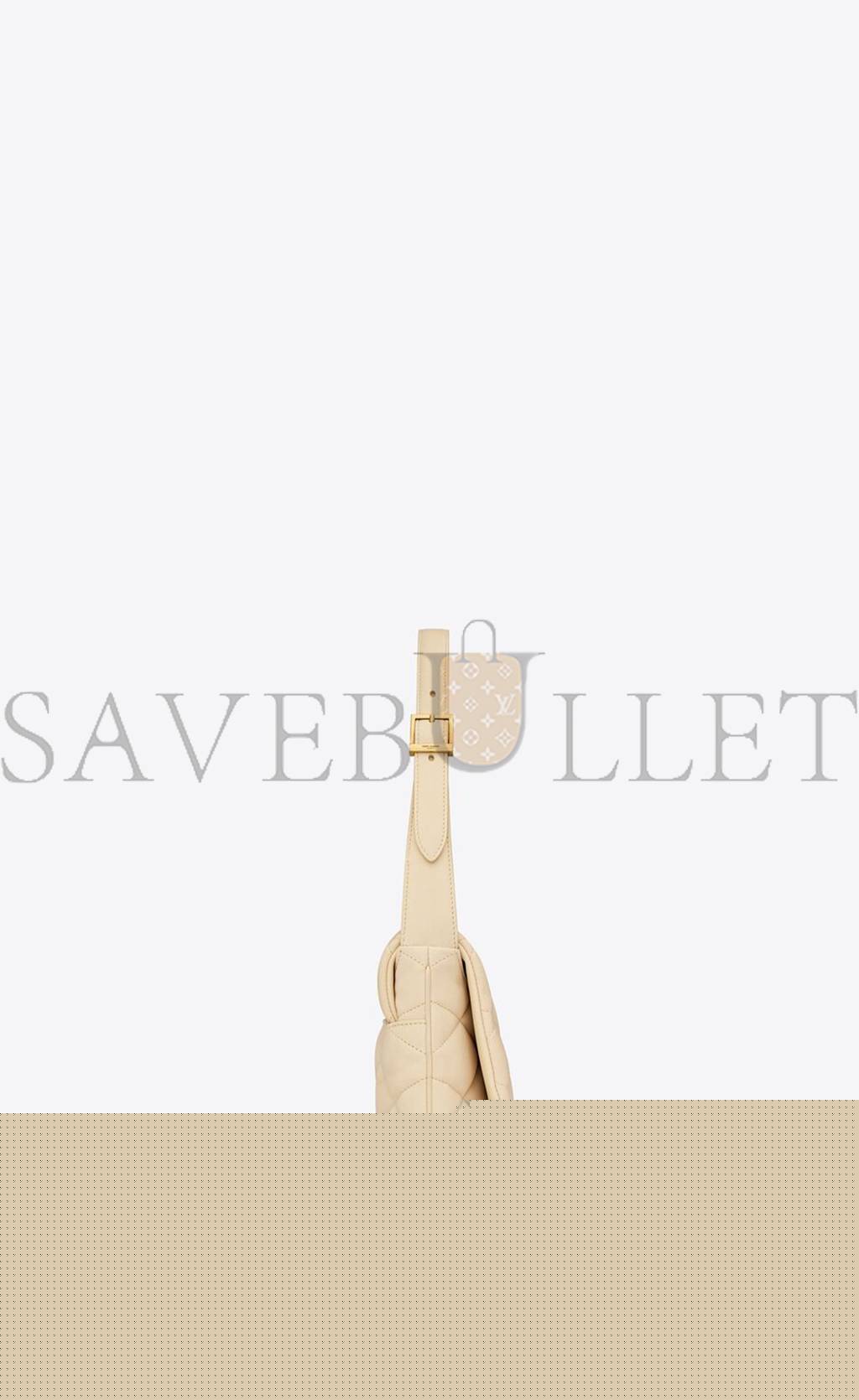 YSL LE 57 HOBO BAG IN QUILTED NUBUCK SUEDE 698567AABR89243 (24*18*5.5cm)