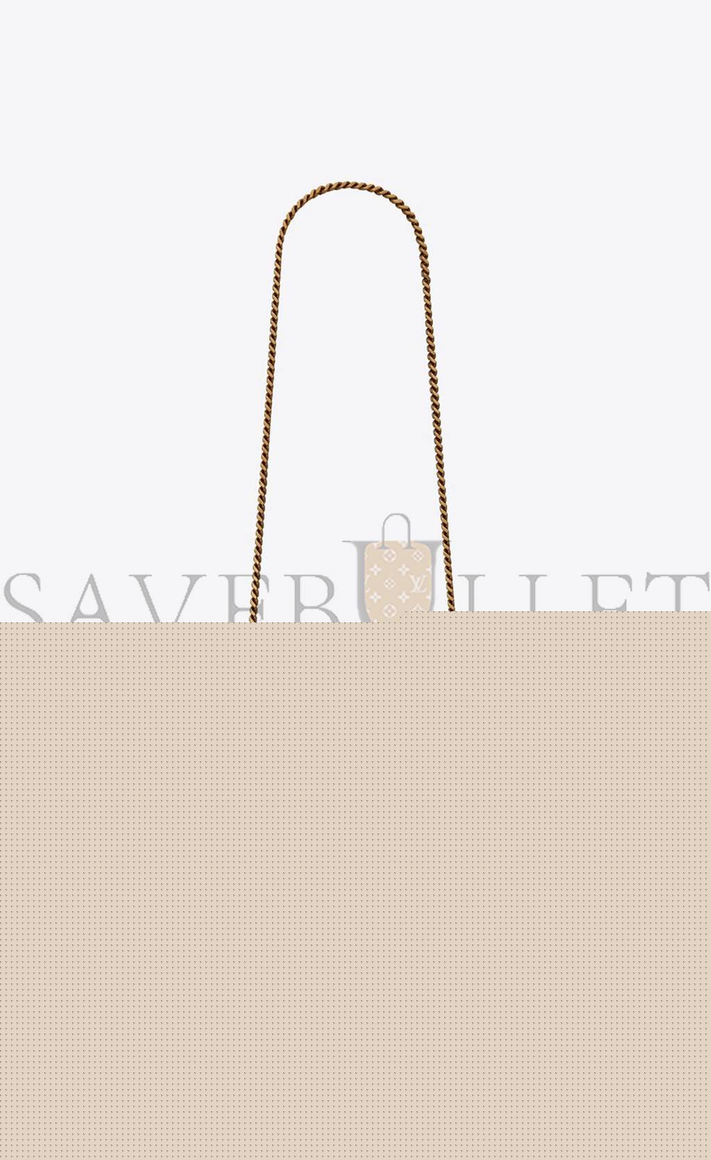 ysl kate small S*pplereversible chain bag in suede and leather 7212500ud7w1000 (22*14.5*6cm)