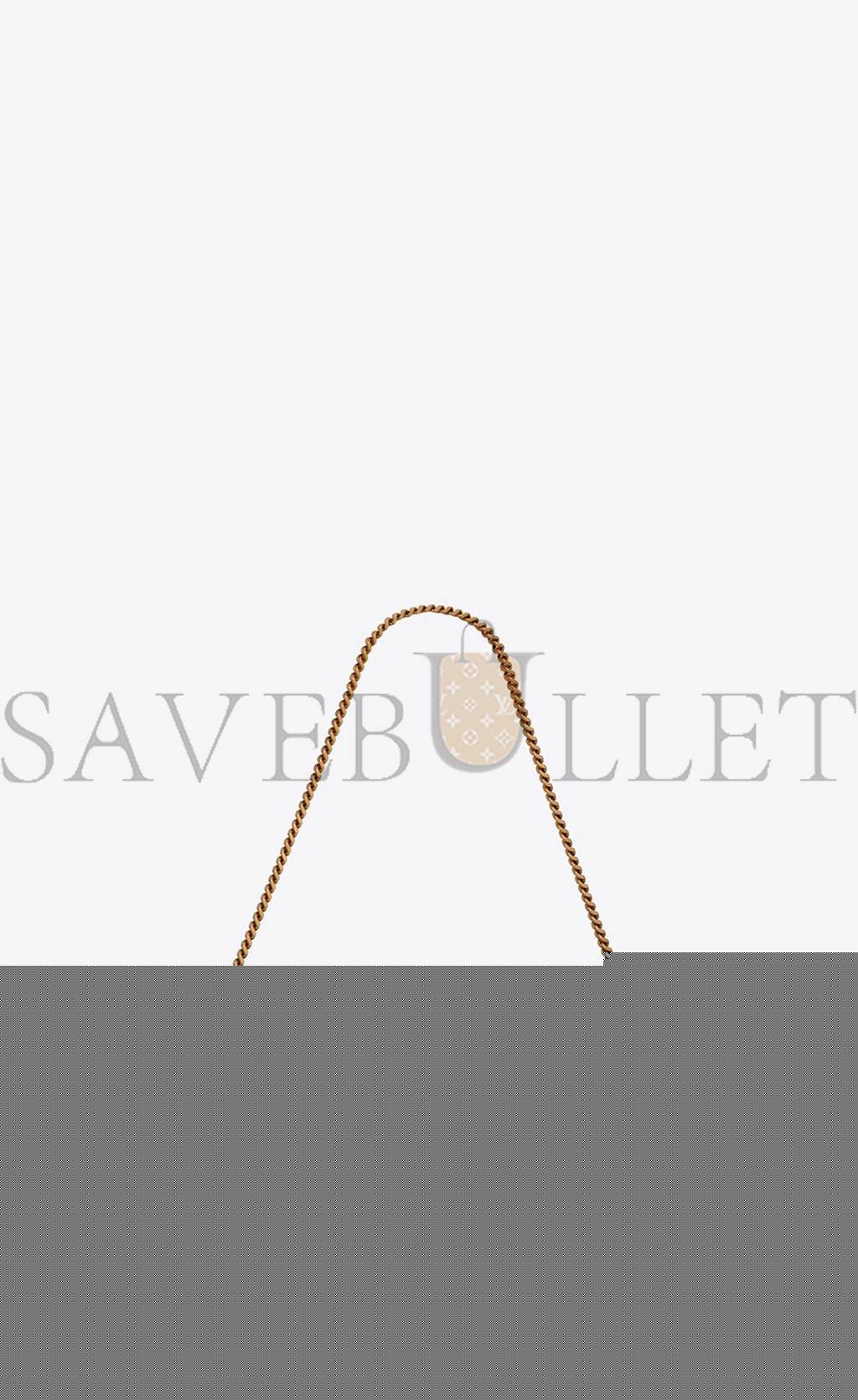YSL KATE 99 CHAIN BAG IN ALLIGATOR-EMBOSSED LEATHER 72366015F0W1000 (26*13.5*4.5cm)