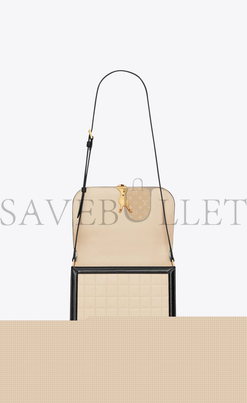 ysl solferino medium S*pple satchel in quilted nubuck suede 733704aabr99289 (22*16*4cm)