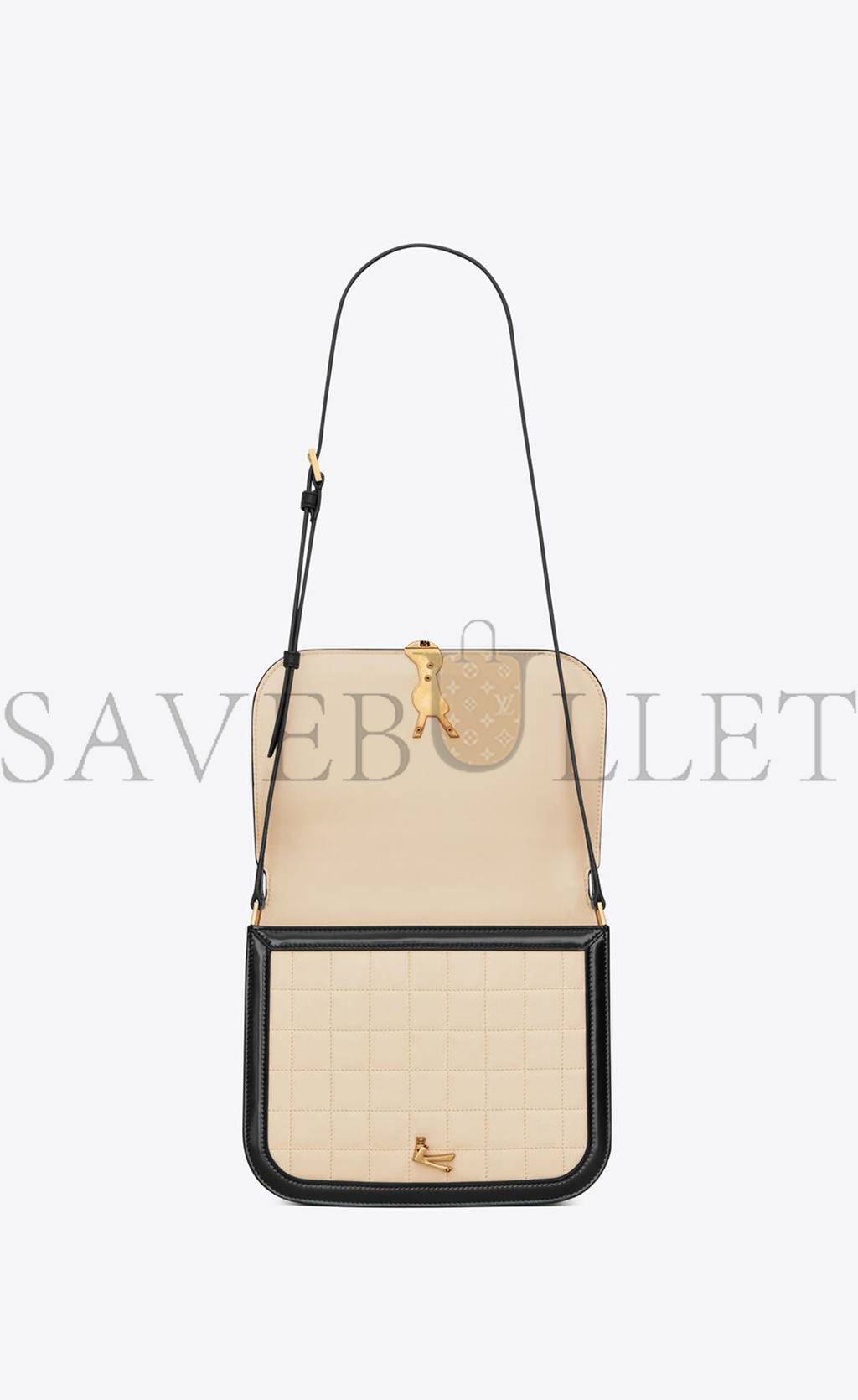ysl solferino medium S*pple satchel in quilted nubuck suede 733704aabr99289 (22*16*4cm)