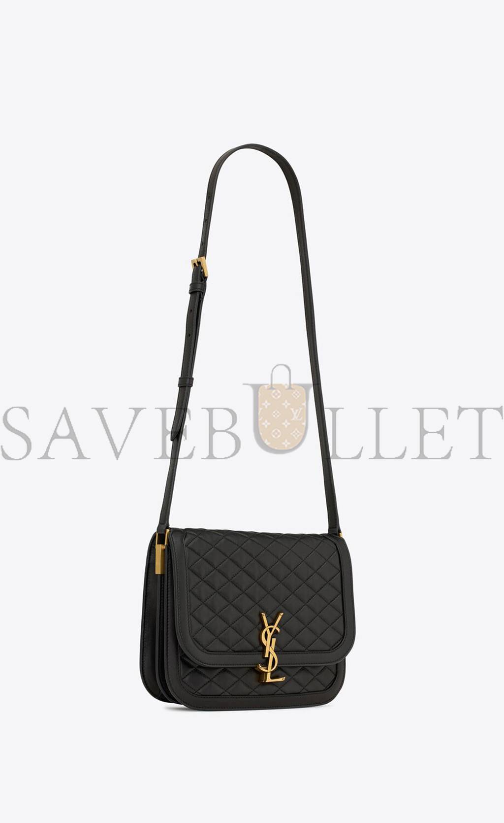 ysl solferino medium S*pple satchel in quilted lambskin (22*18*4cm)