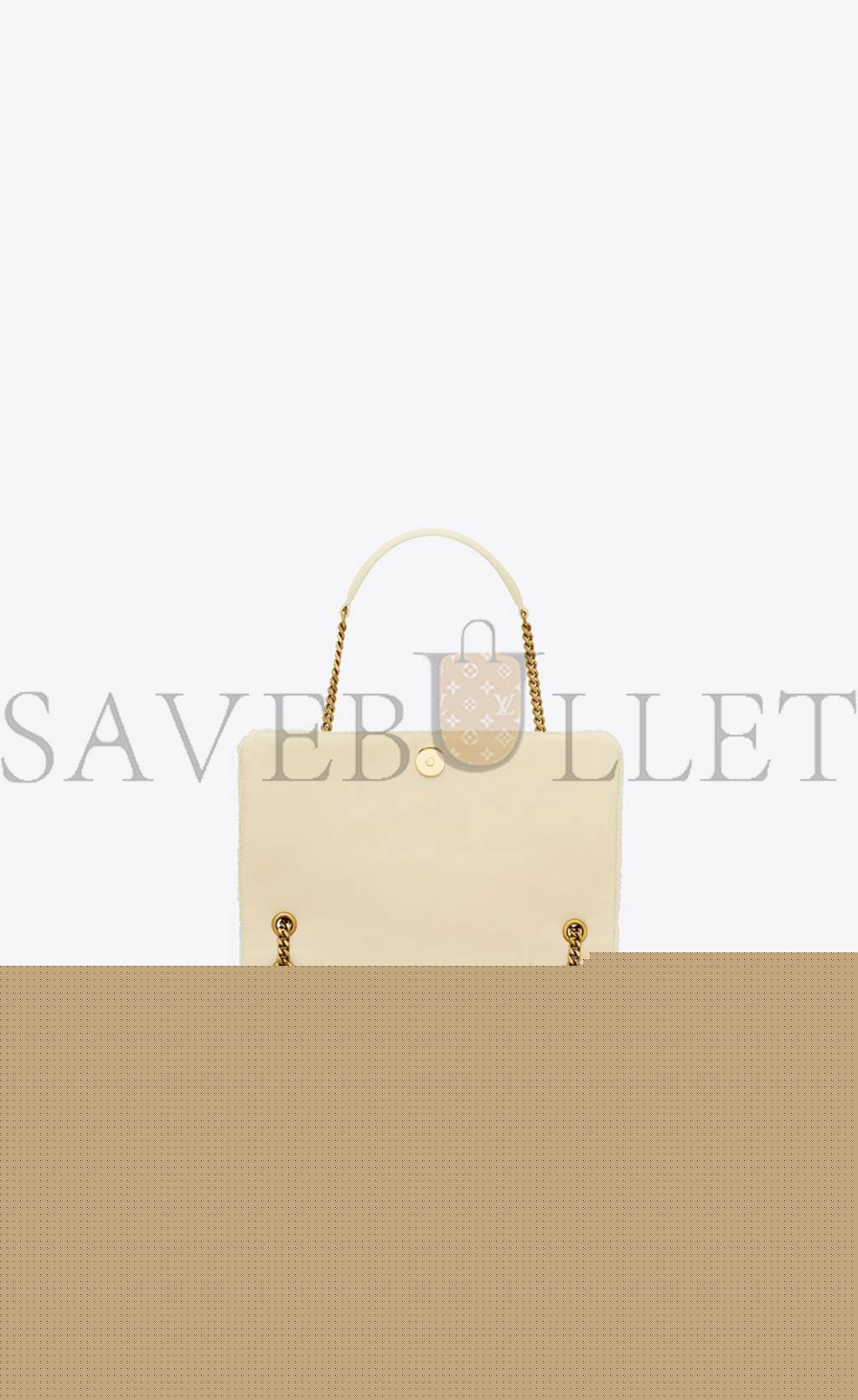 YSL JAMIE MEDIUM CHAIN BAG IN TERRY CLOTH 735035FABKT9381 (24*15.5*6.5cm)