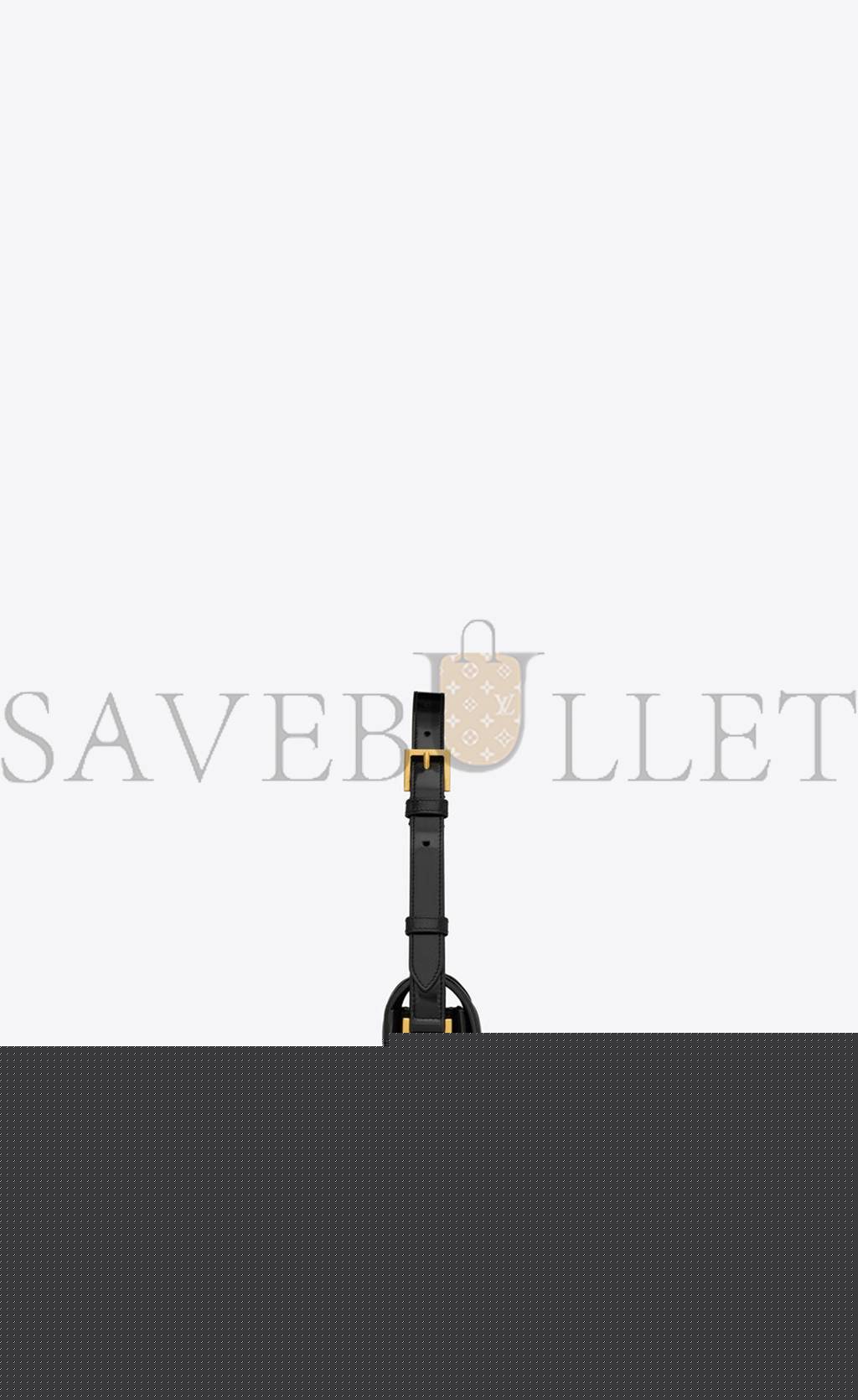 YSL SOLFERINO SMALL SATCHEL IN QUILTED NUBUCK SUEDE 739139AABR91000 (18.5*14*6cm)