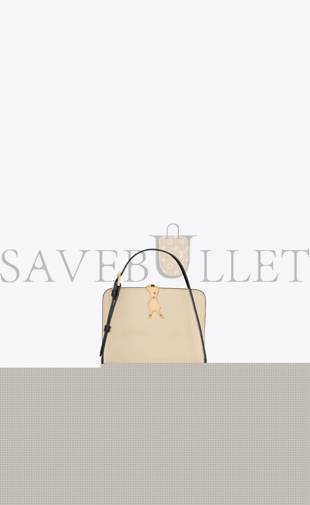 YSL SOLFERINO SMALL SATCHEL IN QUILTED NUBUCK SUEDE 739139AABWP9289 (18.5*14*6cm)