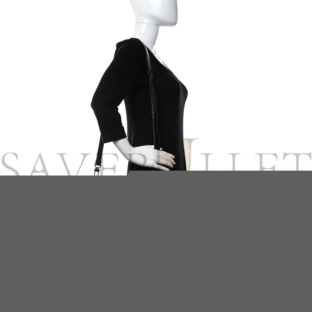 D*or calfskin cannage diamond micro lady d-joy black (17*10*8.9cm)
